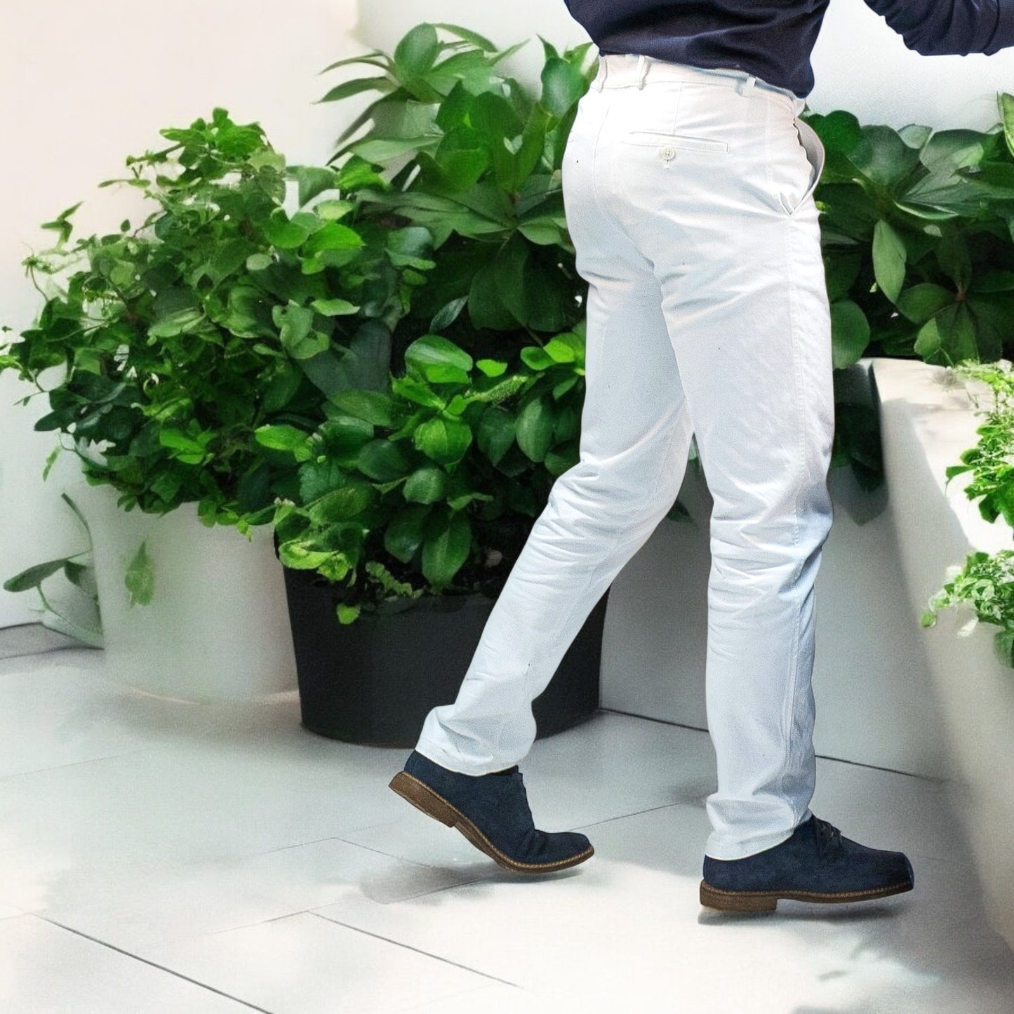 Chino Stretch Blanc
