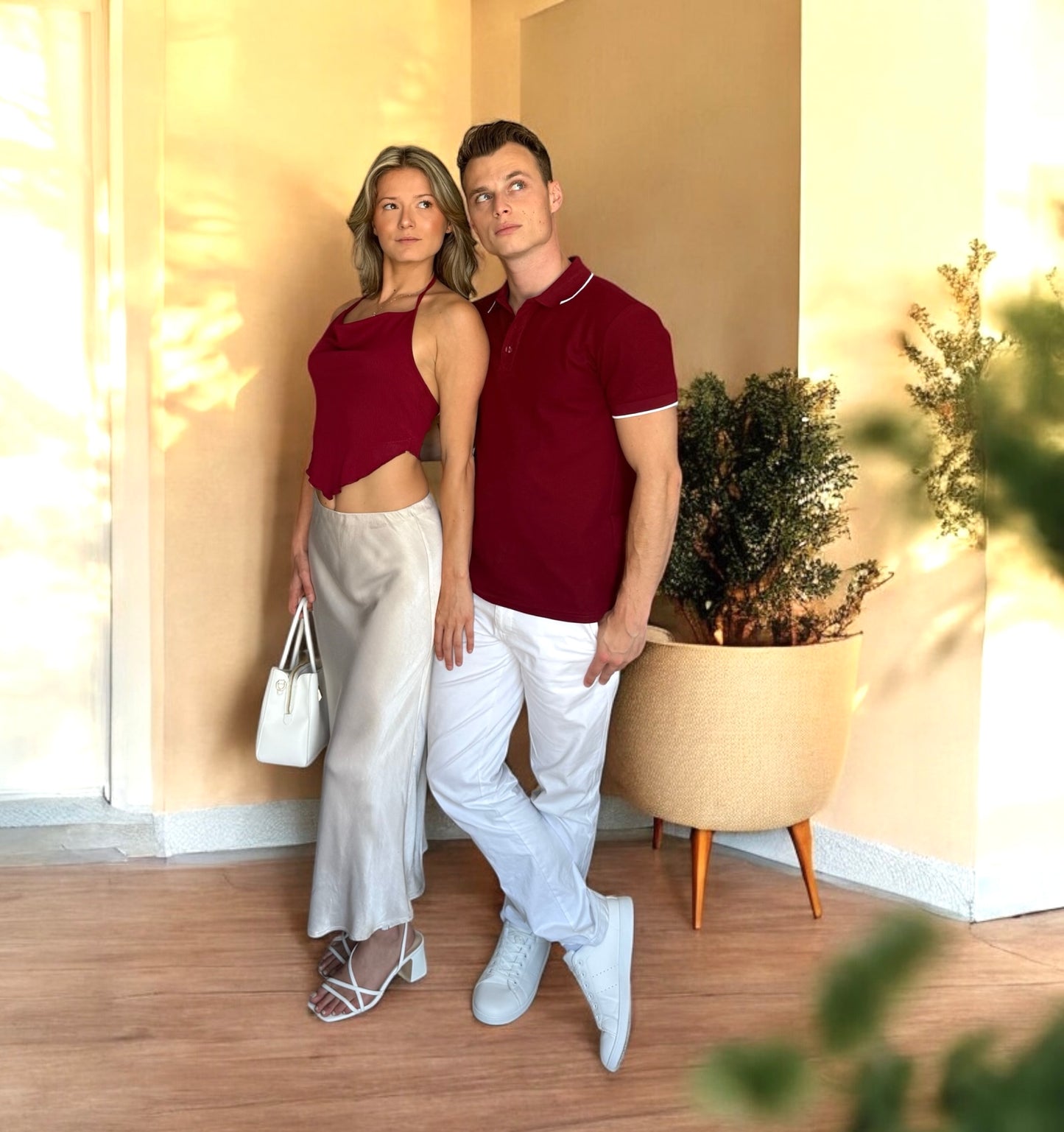 Le Couple Bordeaux & Beige