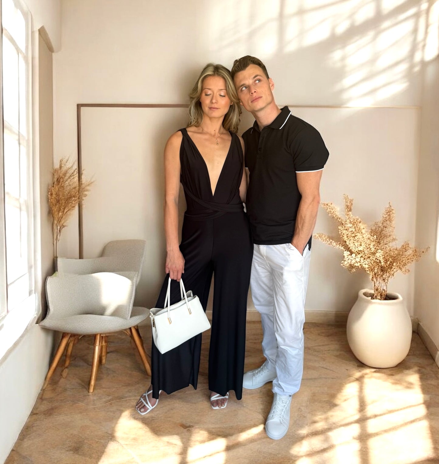 Le Couple Infinity Noir & Blanc