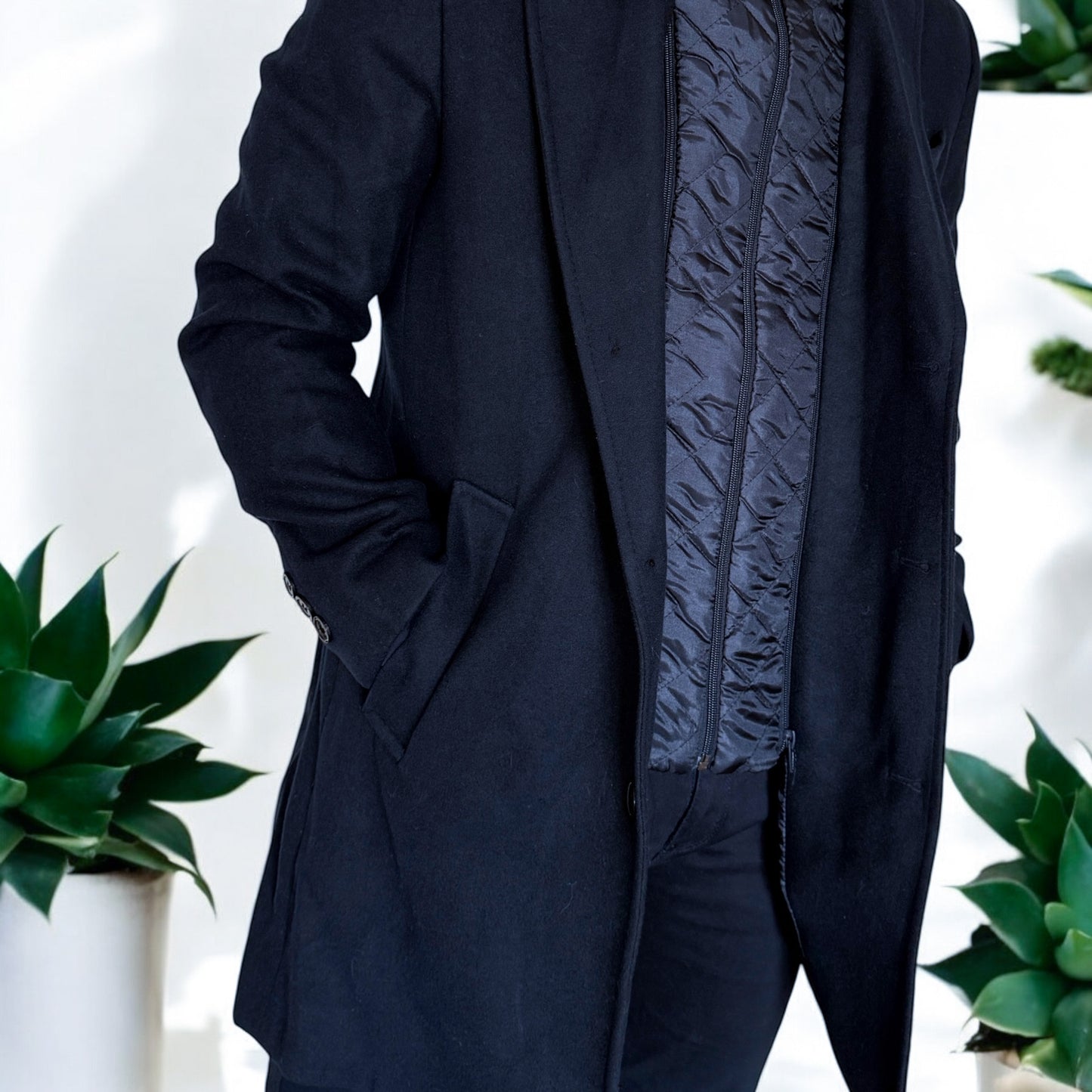 Manteau Bleu Marine