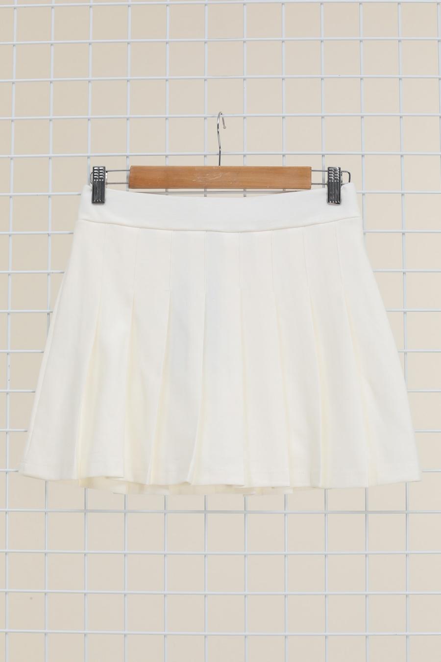 Jupe Plissée Blanche