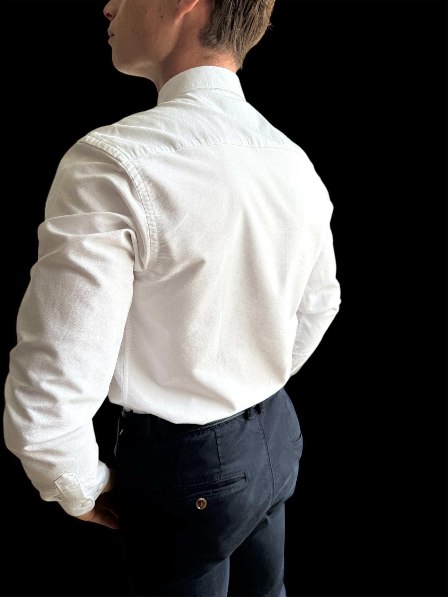 Chemise Col Coton Oxford – Blanc