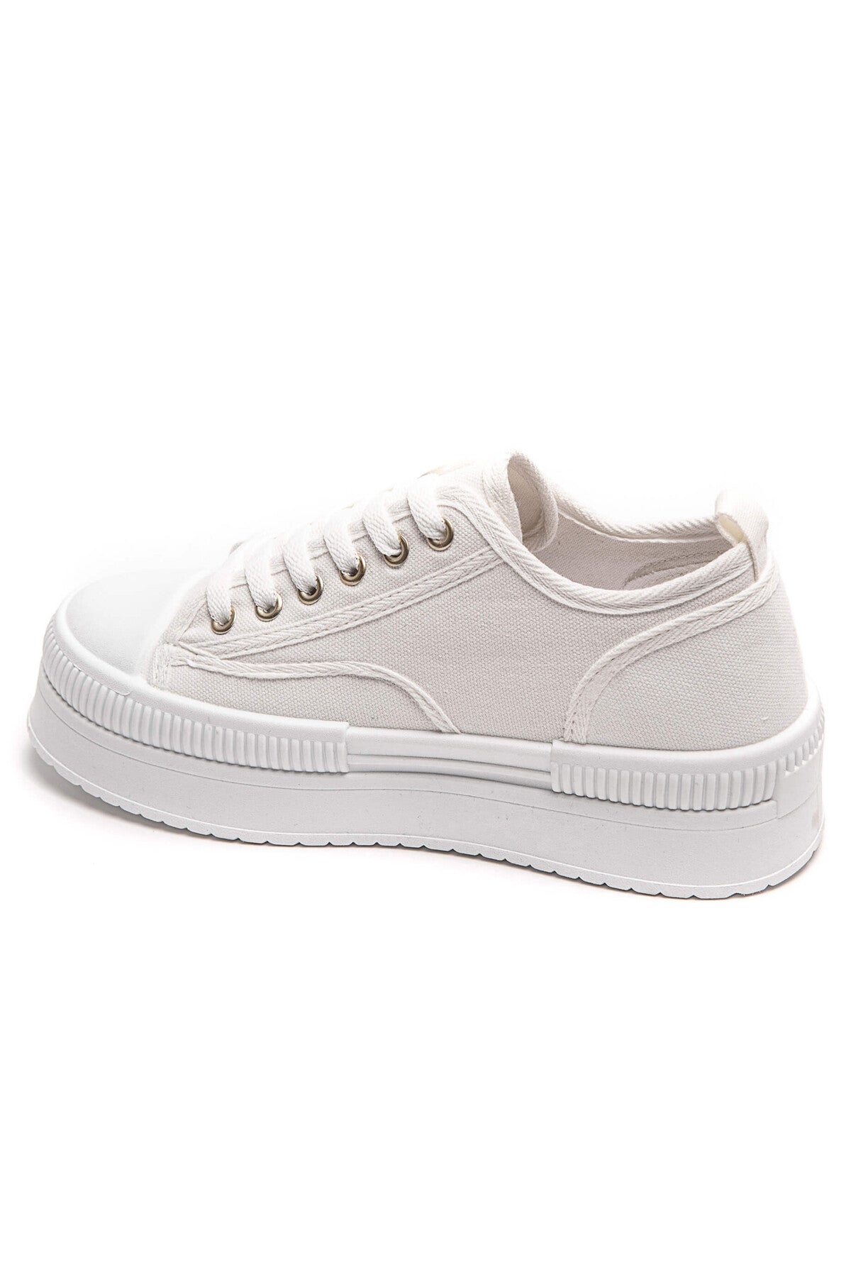 Baskets en Toile – Blanc