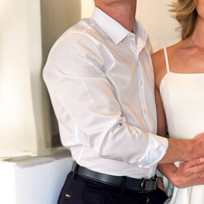 Chemise Col Coton Oxford – Blanc