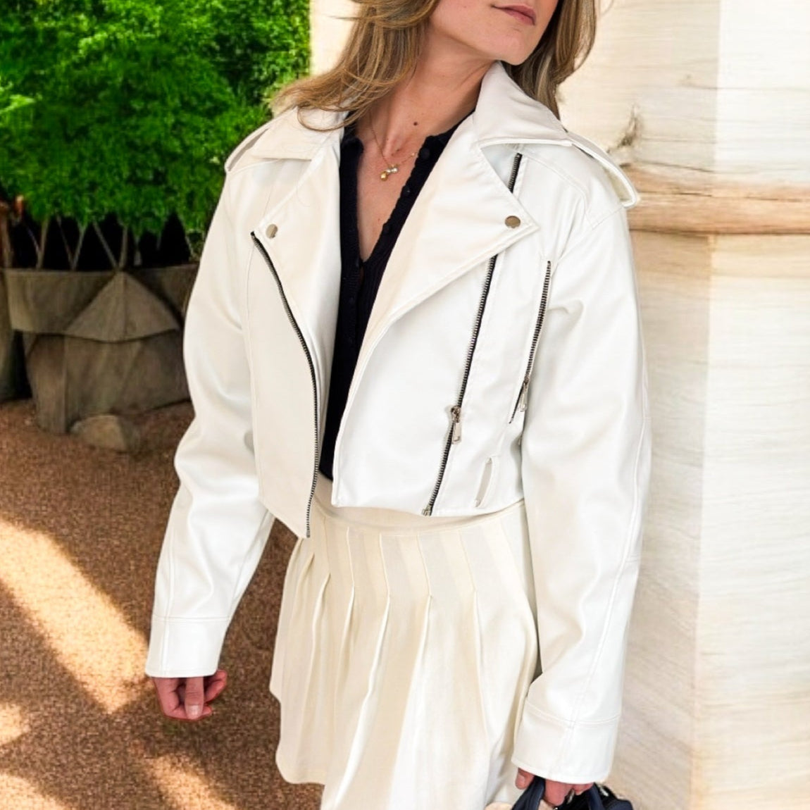Perfecto Blanc Ceinturé