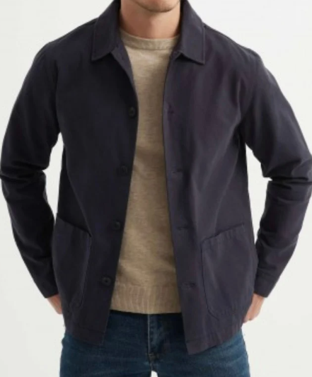 Veste Bleu coton