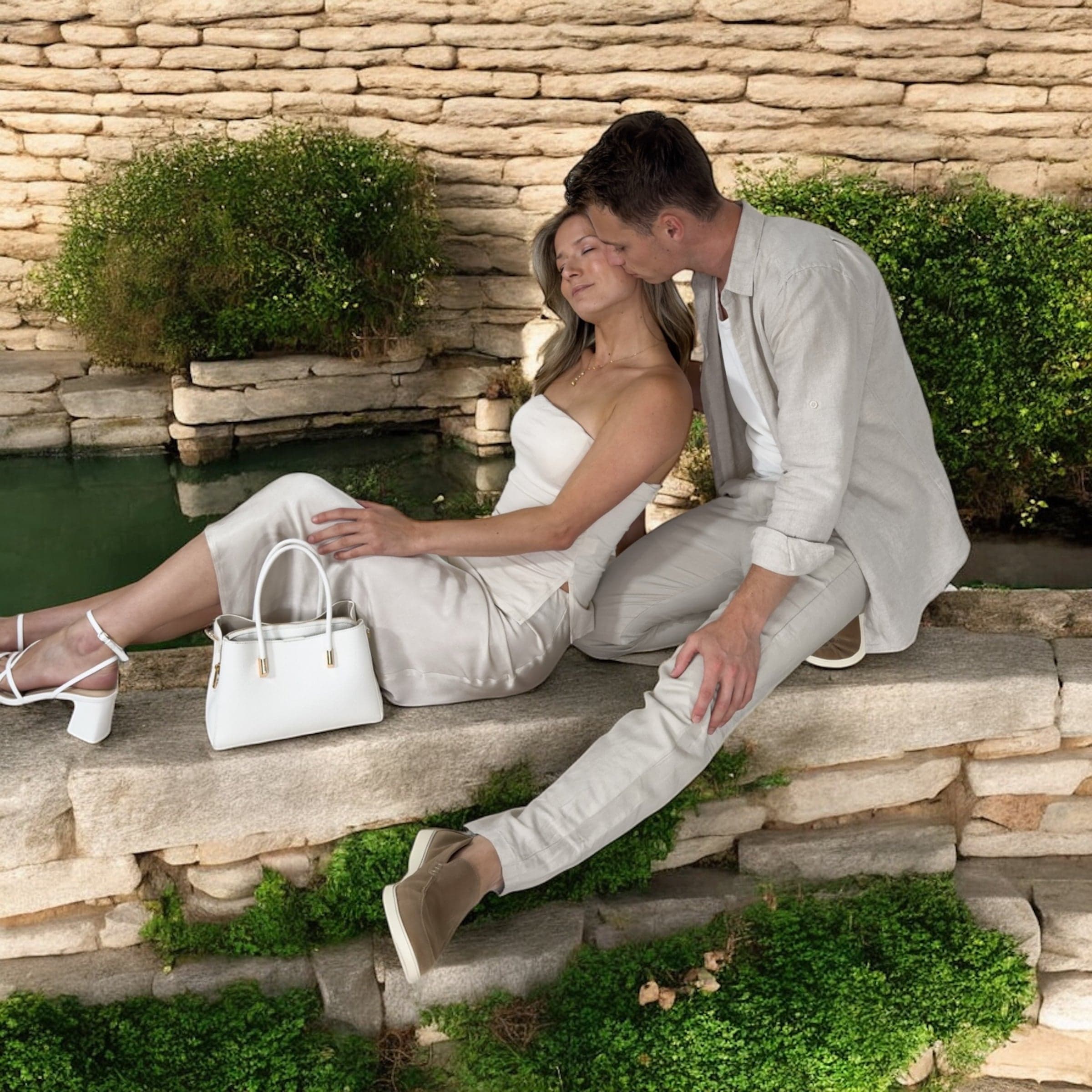 Top bustier beige - miniature 5