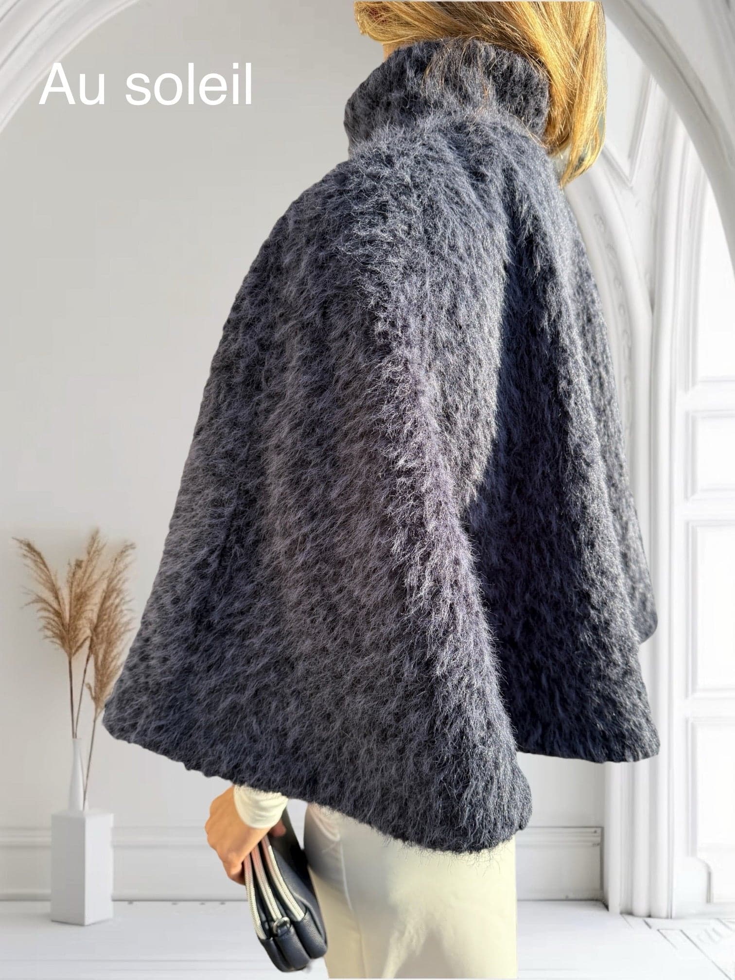 Poncho Femme – Indigo - miniature 2