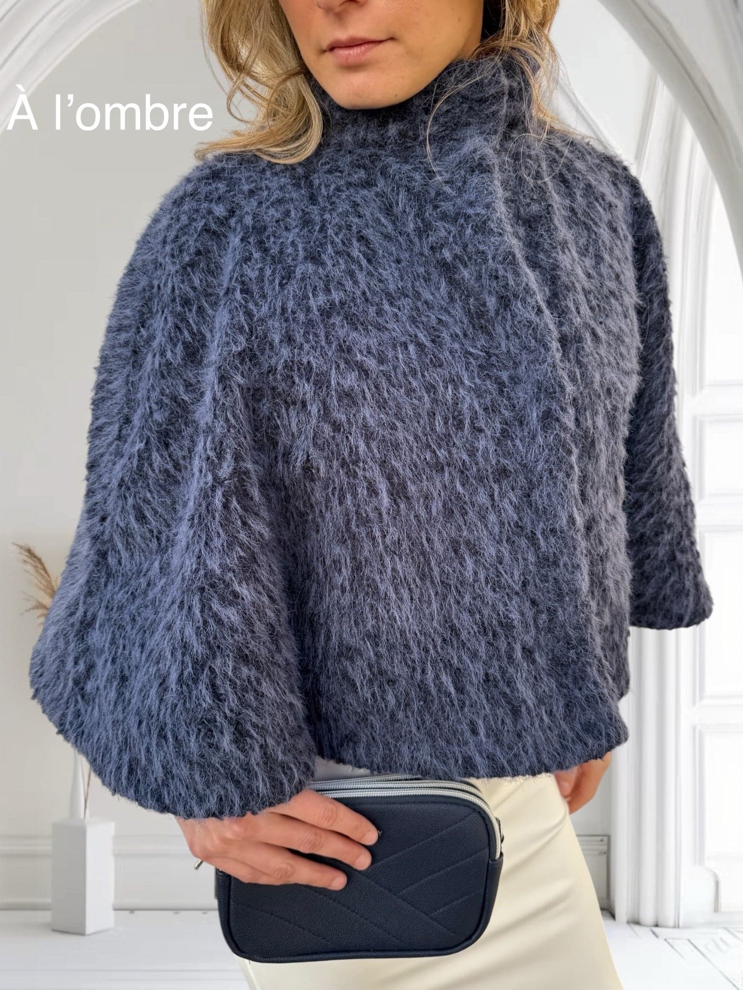 Poncho Femme – Indigo - miniature 4