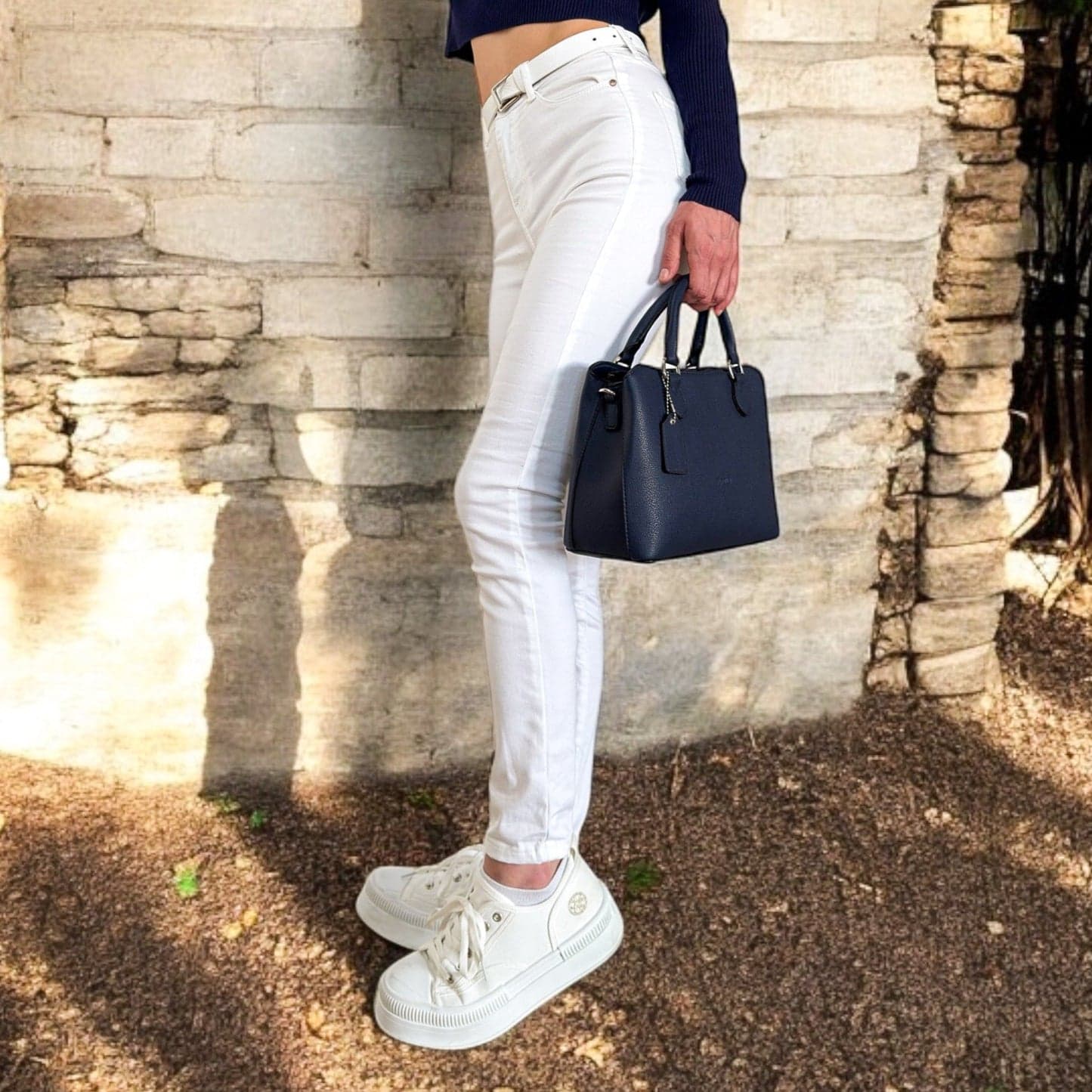 Jean Skinny Blanc - miniature 5