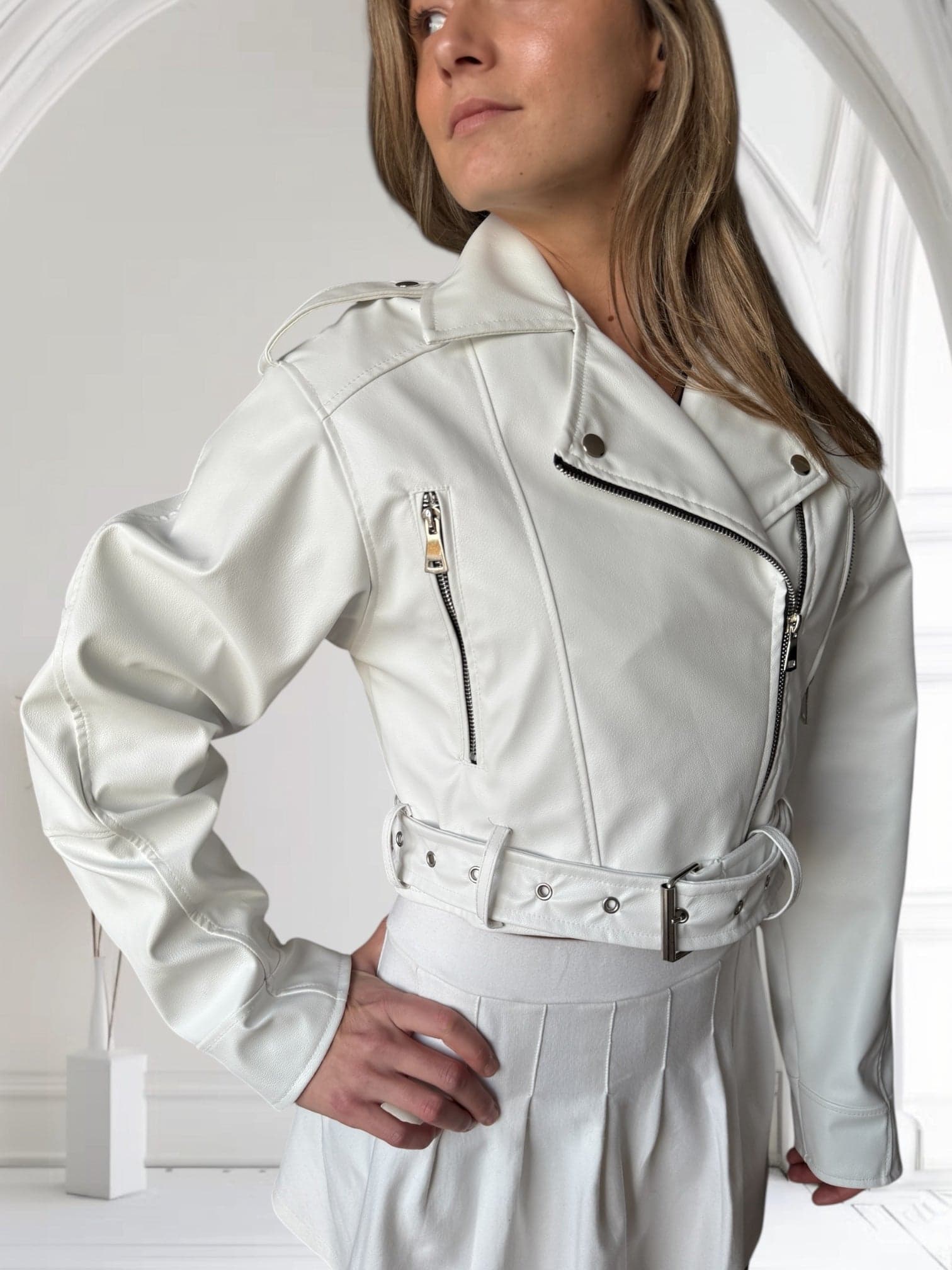 Perfecto Blanc Ceinturé - miniature 2