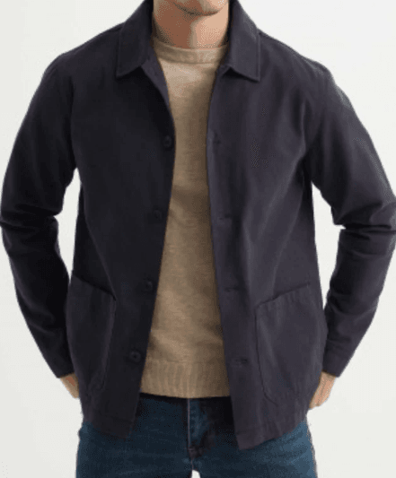 Veste Bleu coton