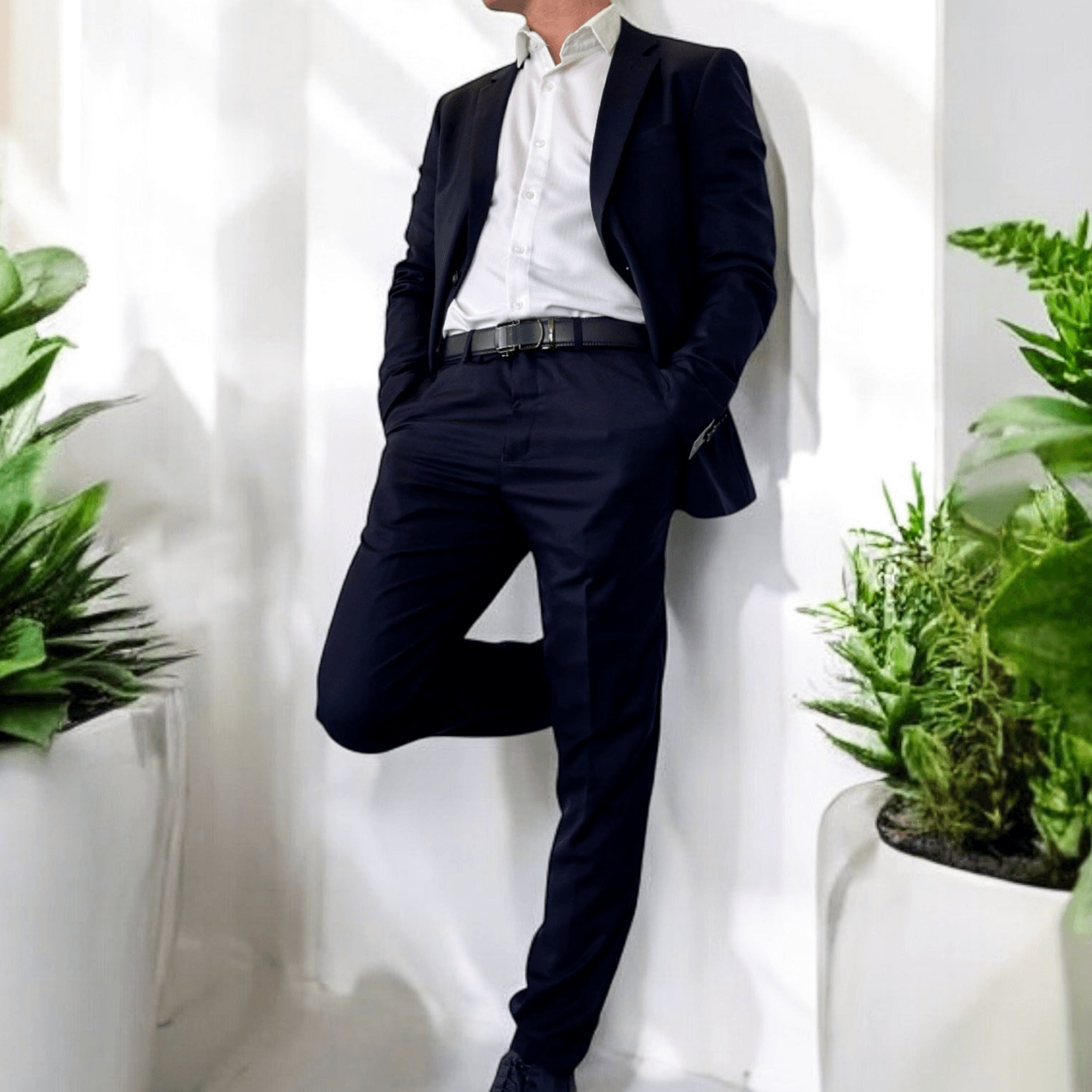 Costume 3 Pièces Bleu Marine - miniature 3