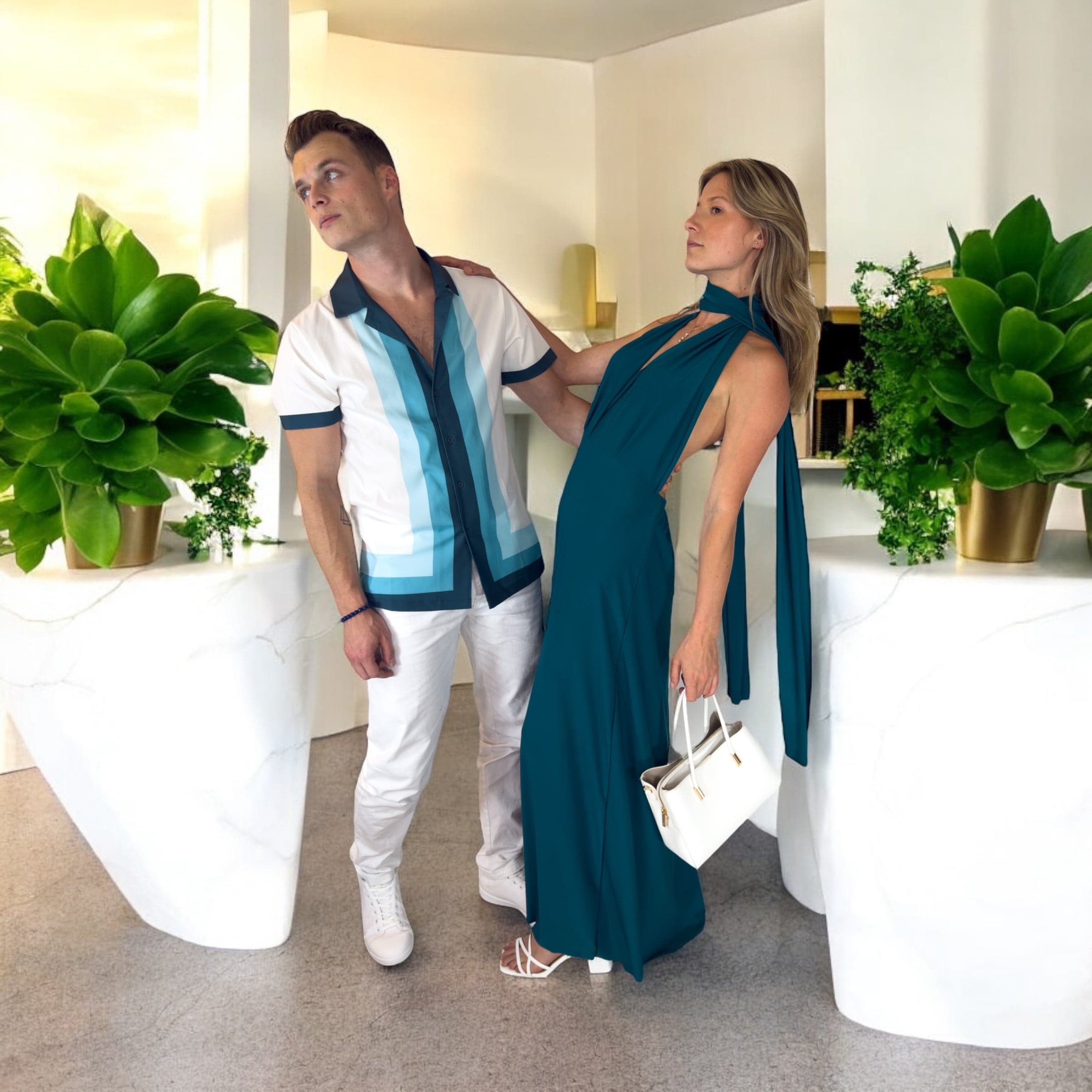 Le Couple Infinity Bleu Canard - miniature 5