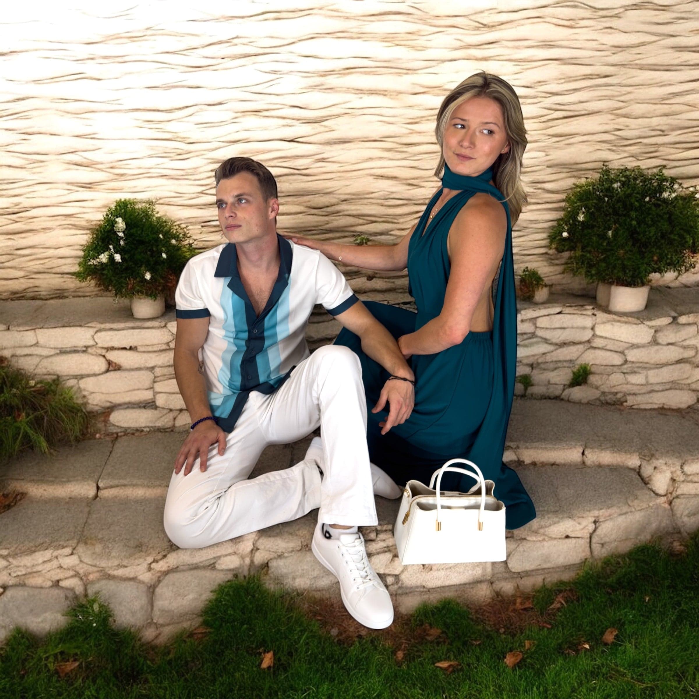 Le Couple Infinity Bleu Canard - miniature 3