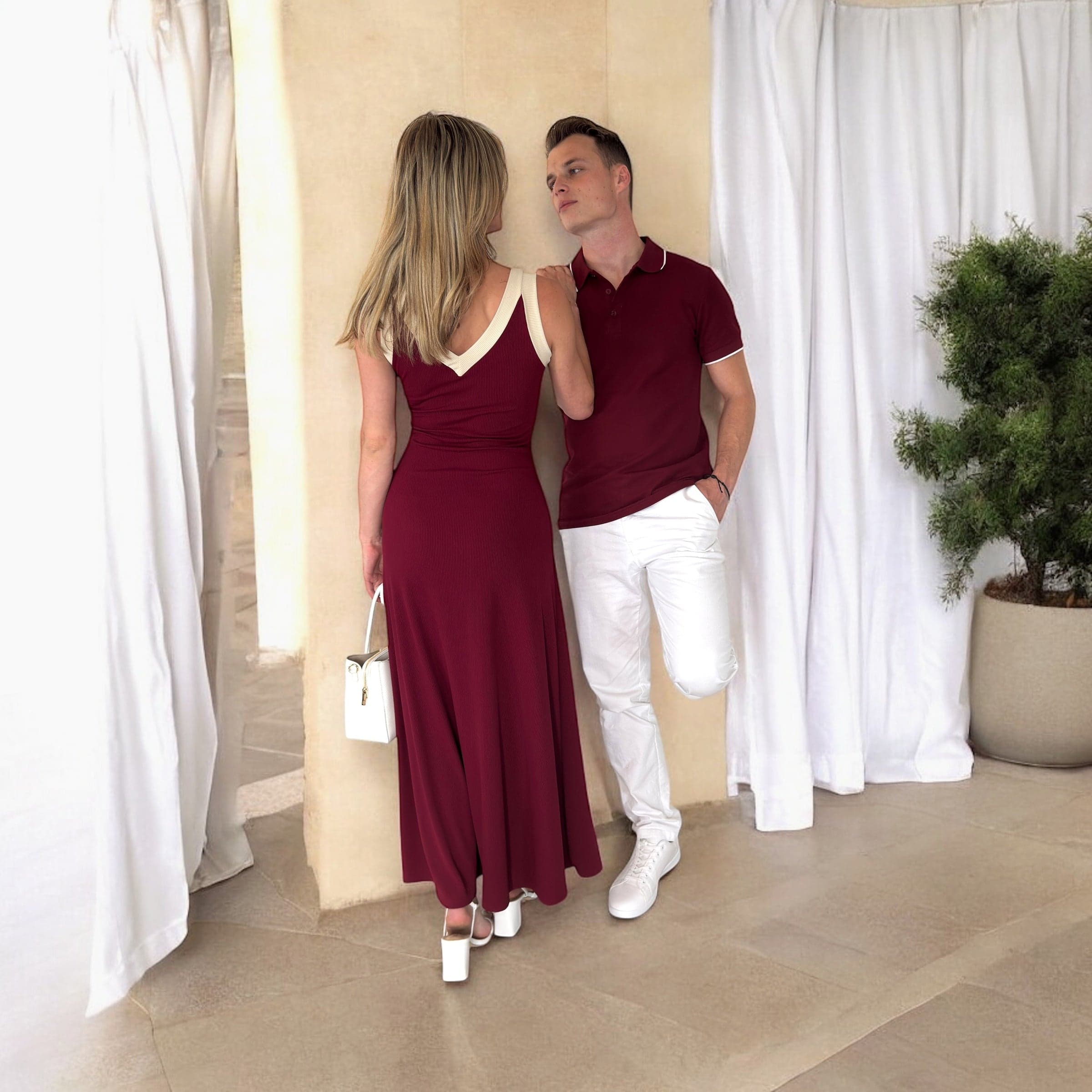 Le Couple Bordeaux & Blanc - miniature 5