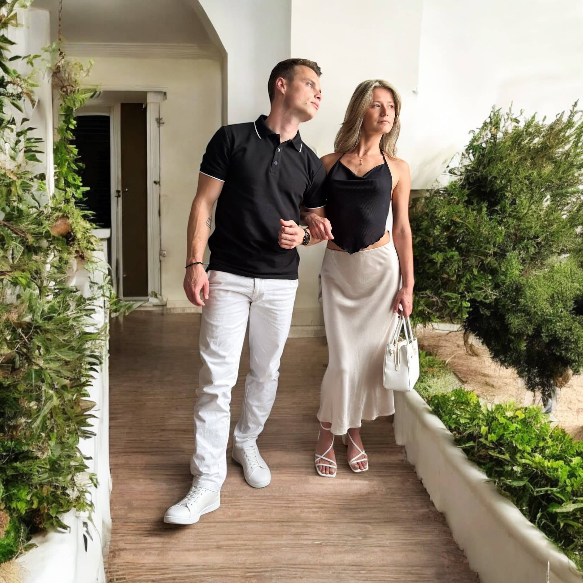 Le Couple Noir & Beige - miniature 2