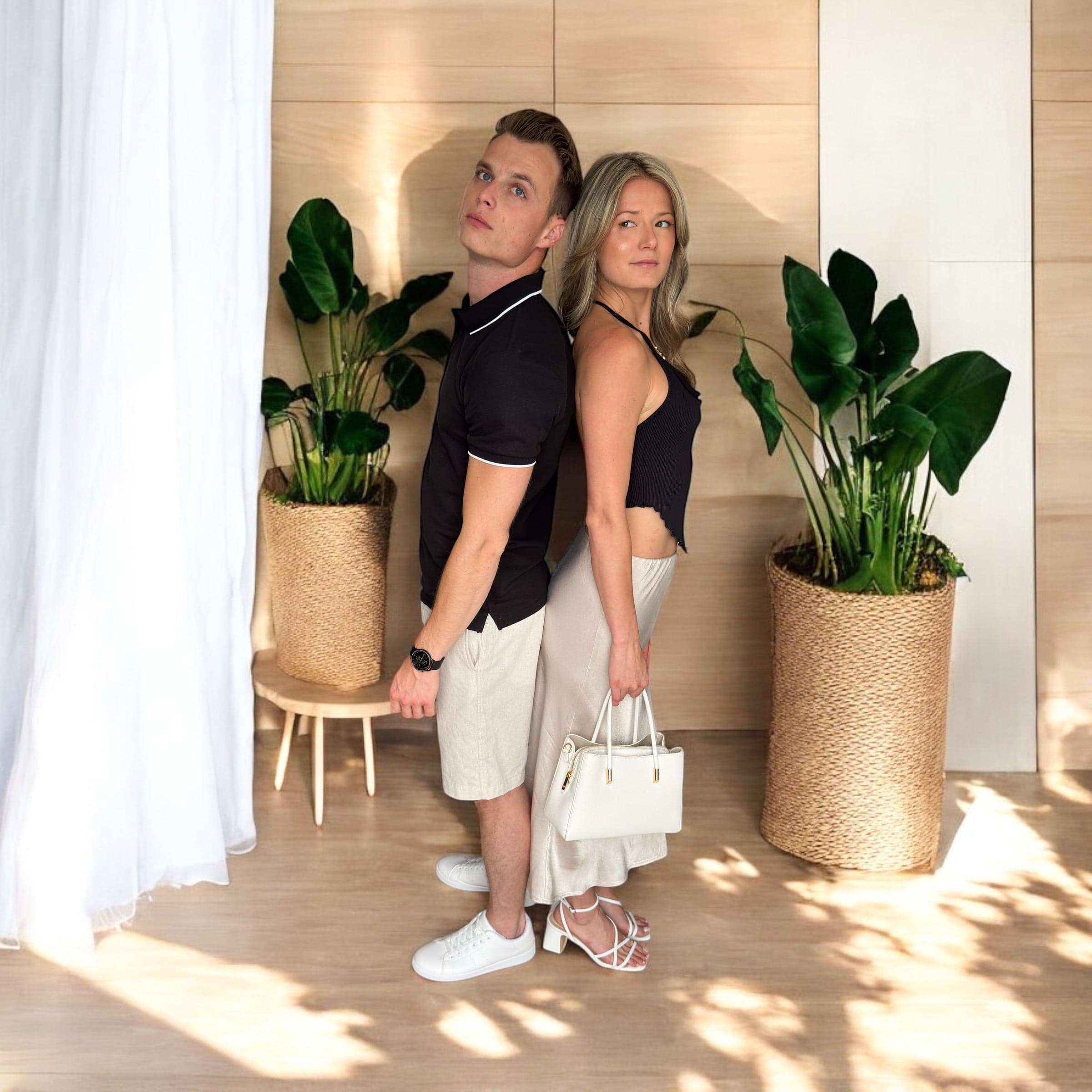 Le Couple Noir & Beige - miniature 4