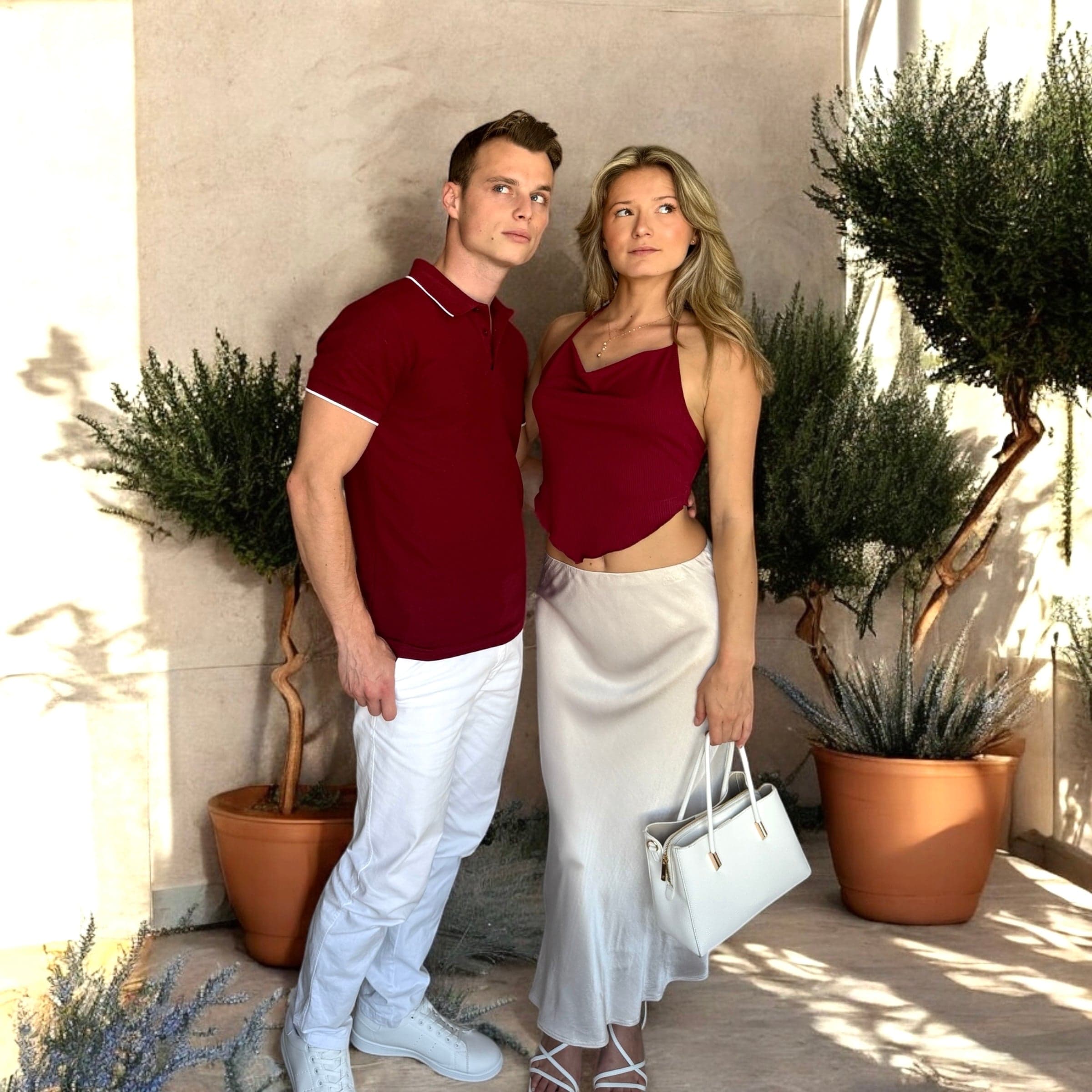 Le Couple Bordeaux & Beige