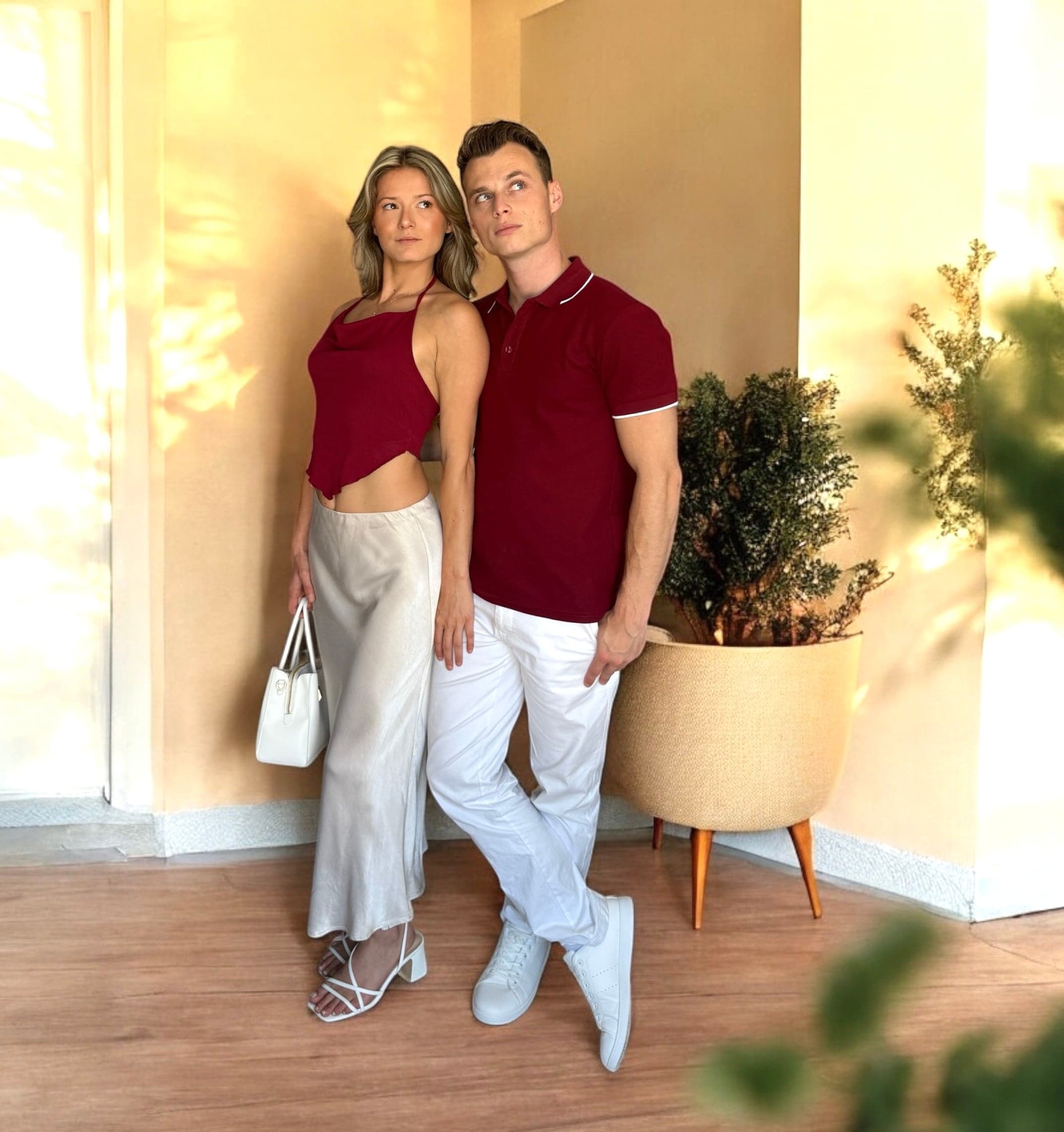 Le Couple Bordeaux & Beige - miniature 4