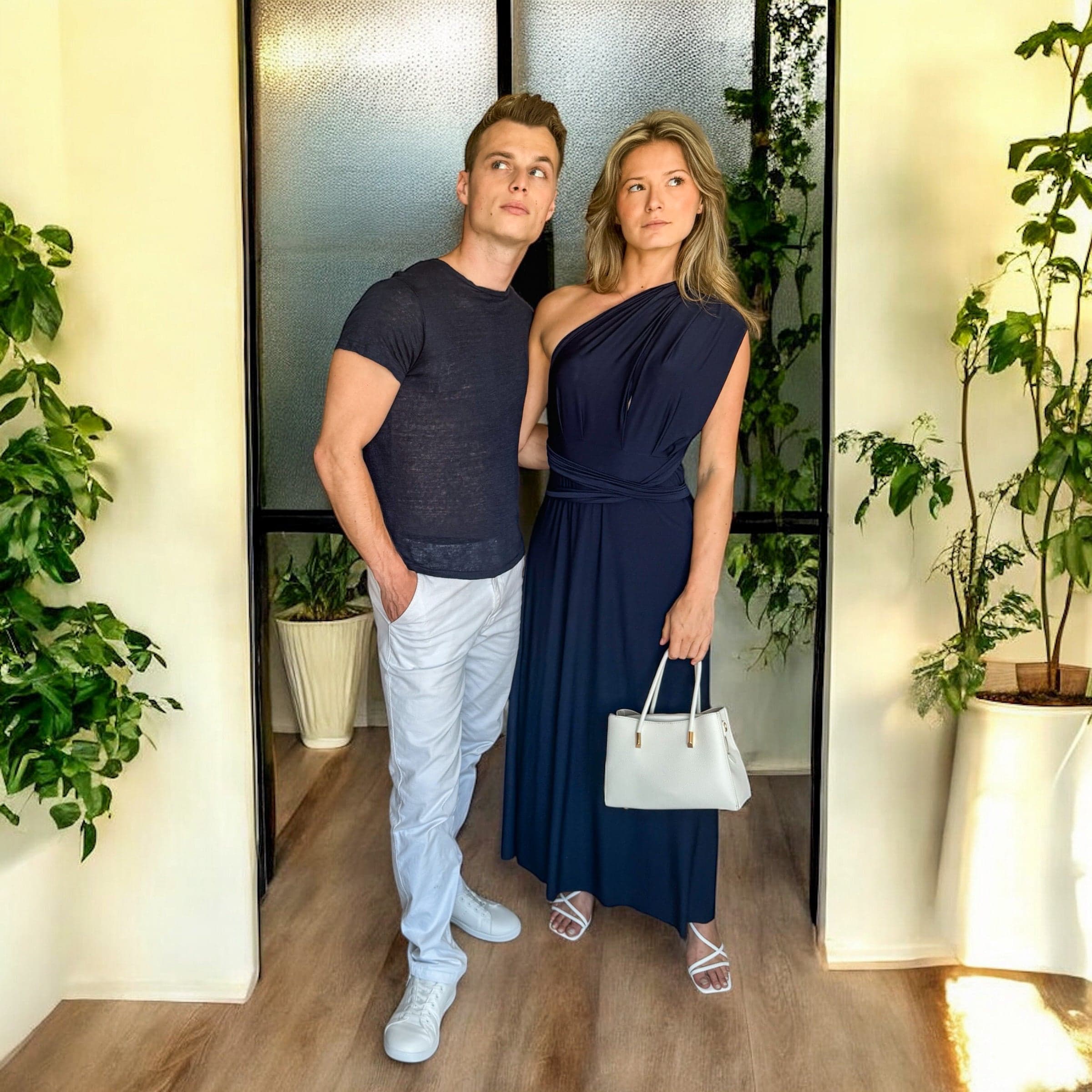 Le Couple Infinity Bleu Marine & Lin - miniature 7