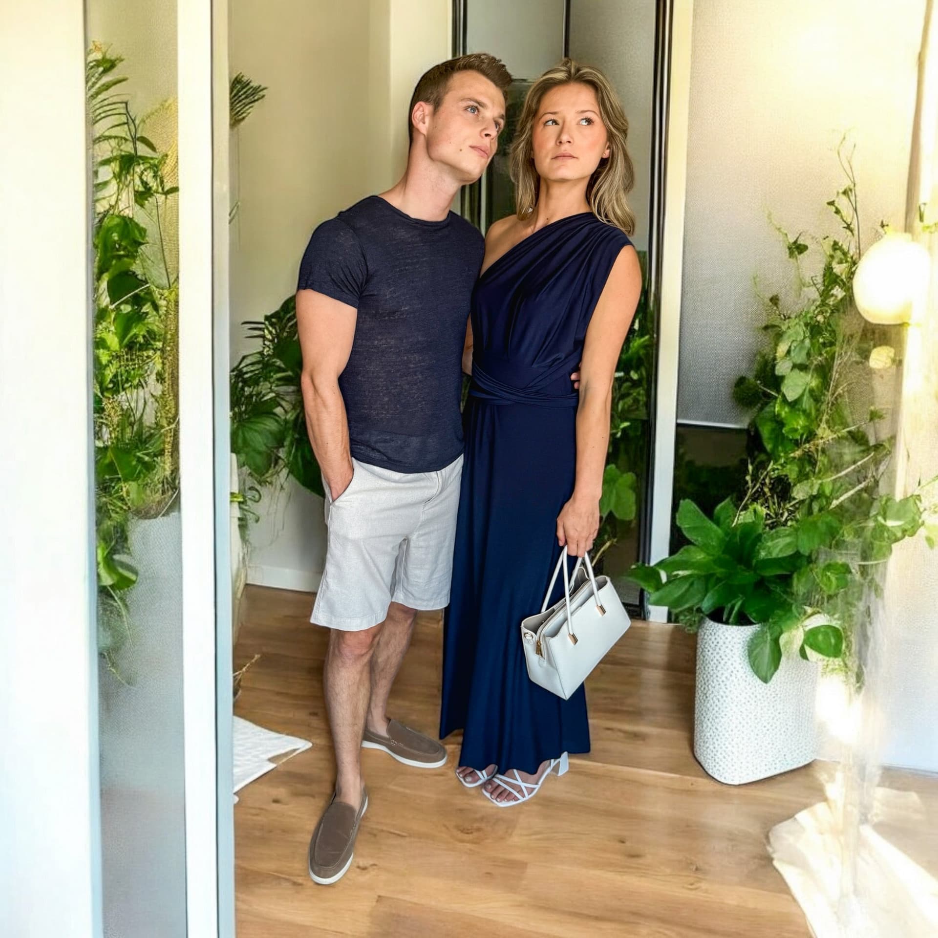 Le Couple Infinity Bleu Marine & Lin - miniature 5