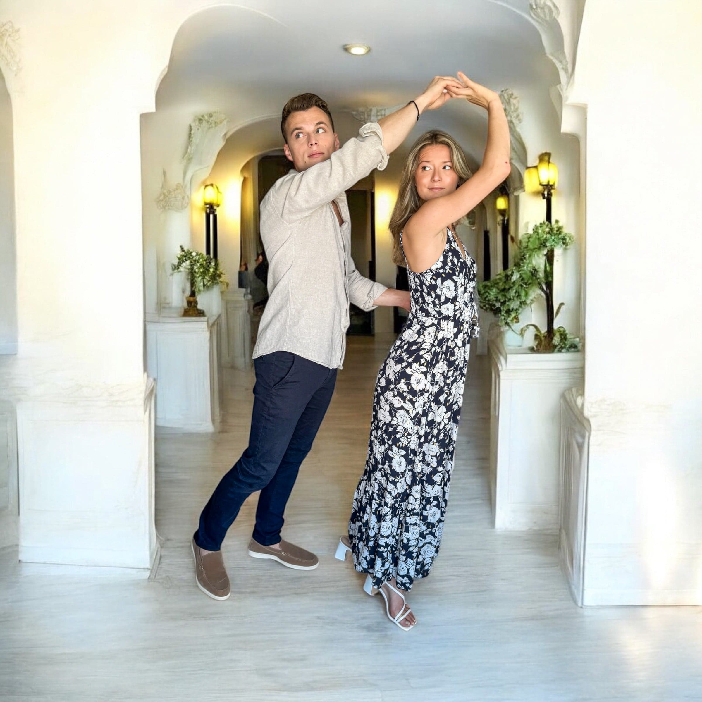 Le Couple Fleuri Bleu - miniature 6