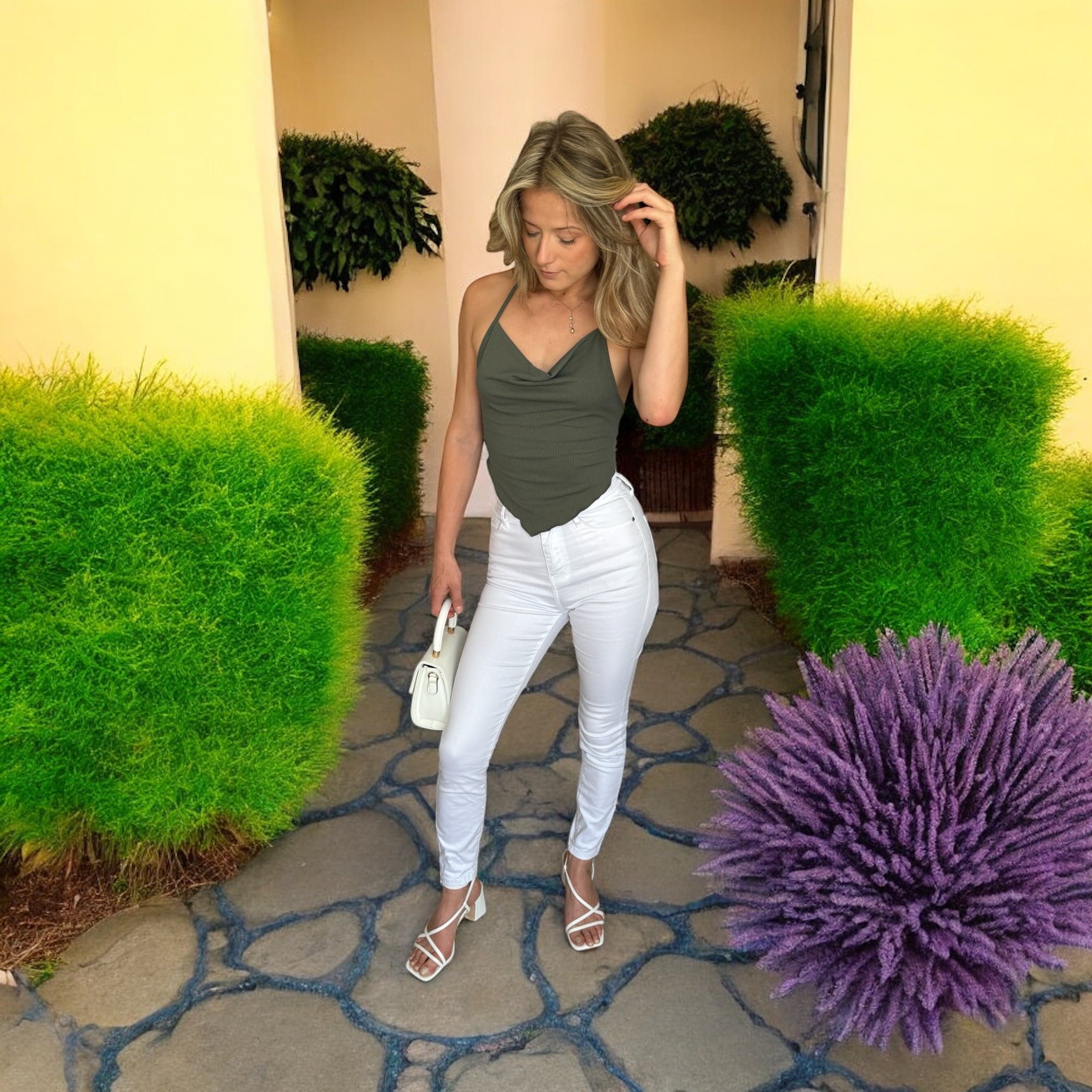 Les accords du Jeans Skinny Blanc  - miniature 6