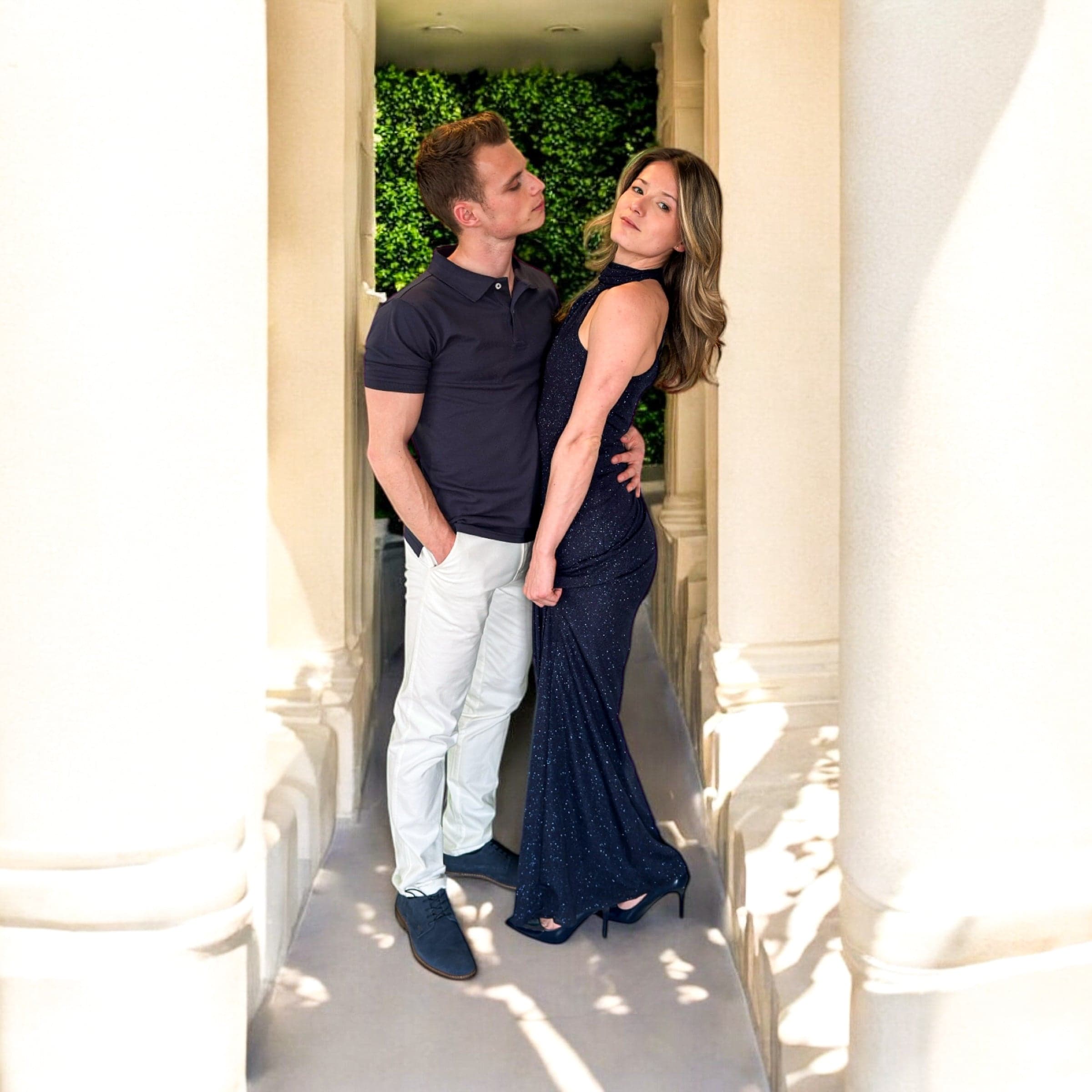 Les accords de la robe bleu & son trench - miniature 12