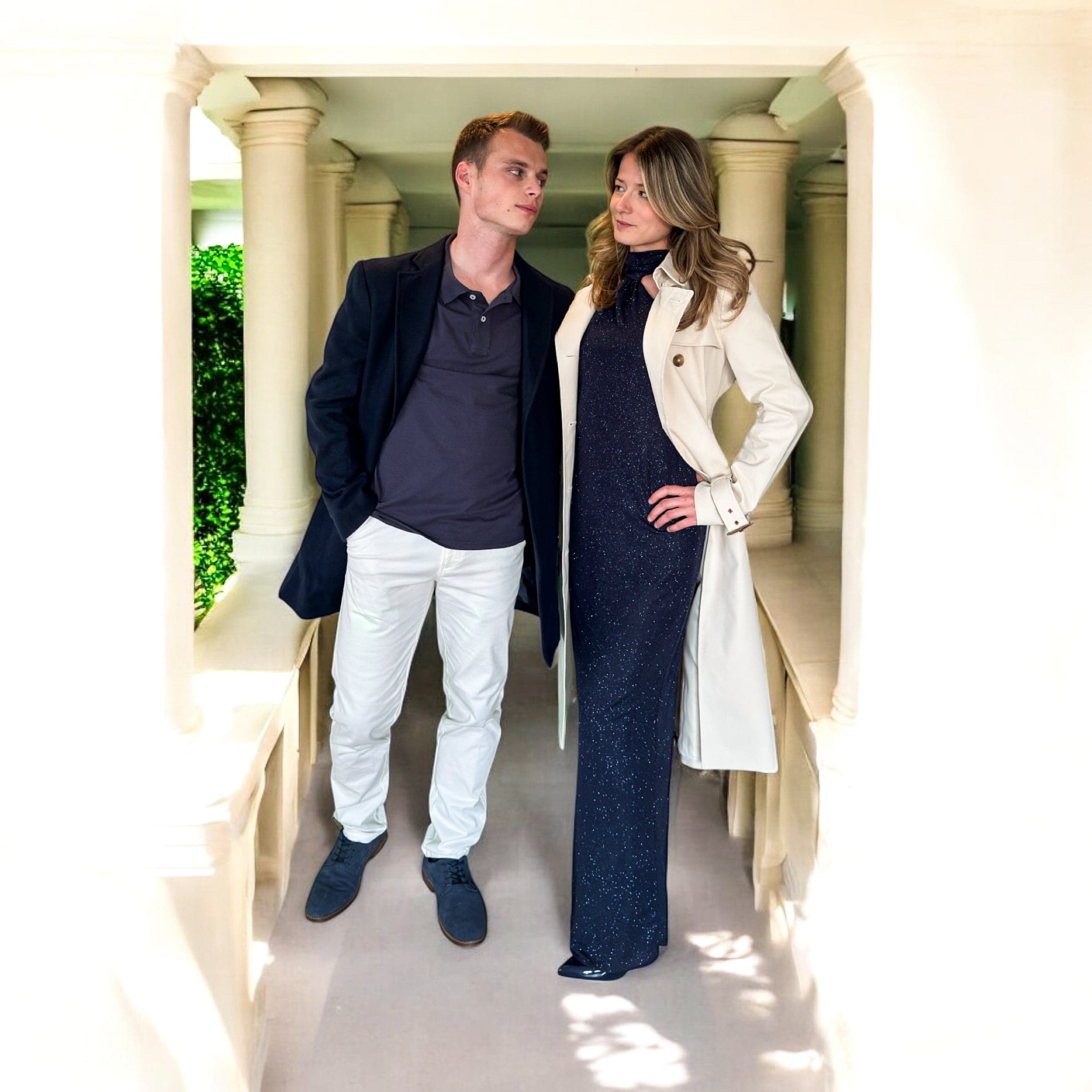 Les accords de la robe bleu & son trench - miniature 13