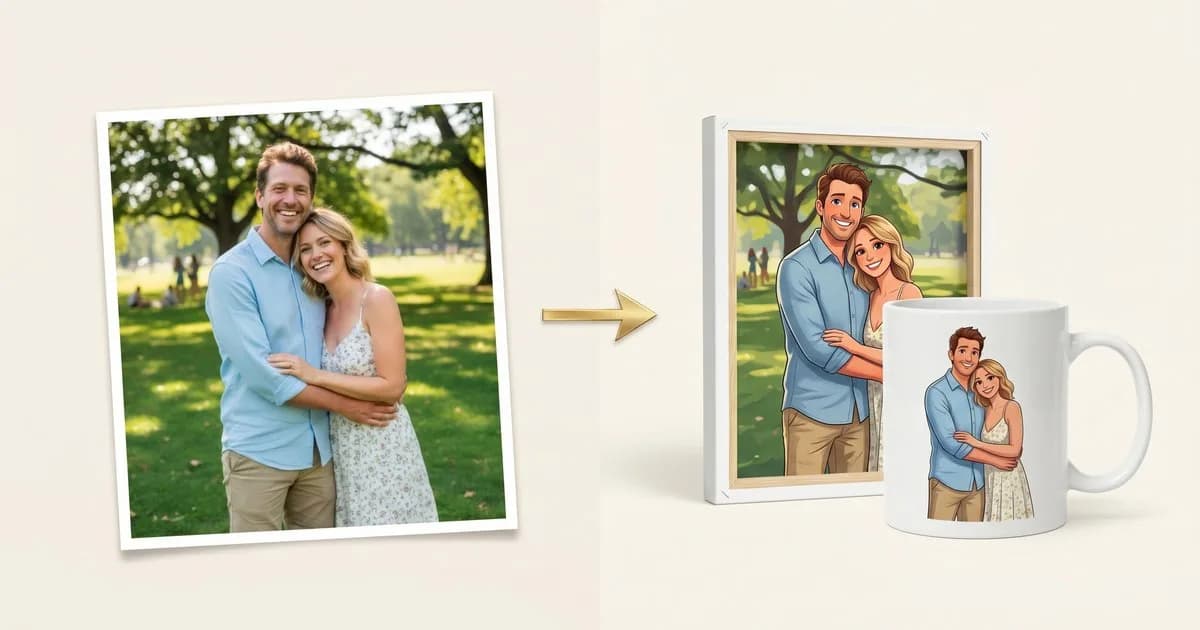 Cadeau couple personnalisé : mug, toile, poster ou t-shirt ?