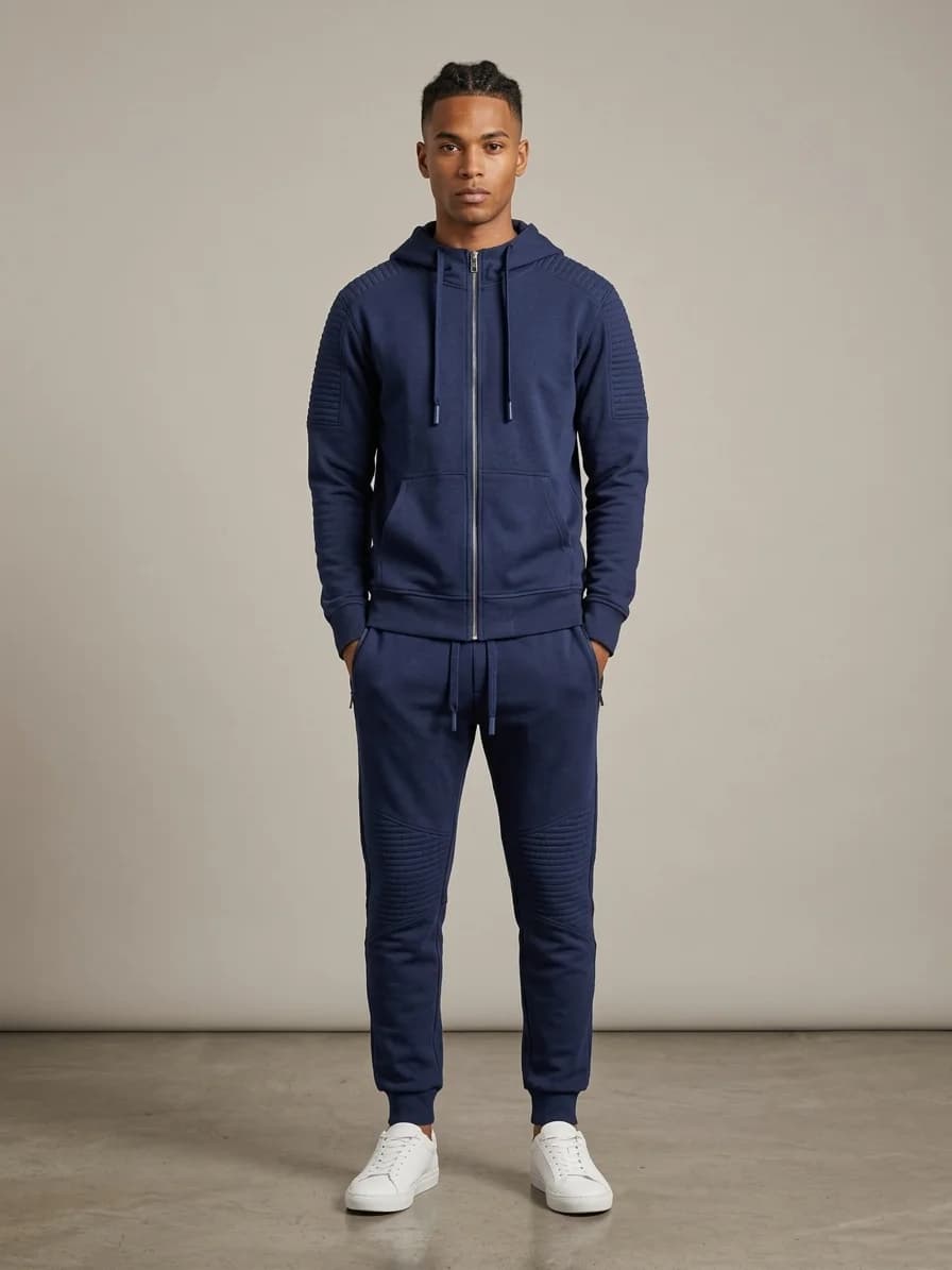 Ensemble Jogging à Capuche – Bleu Marine