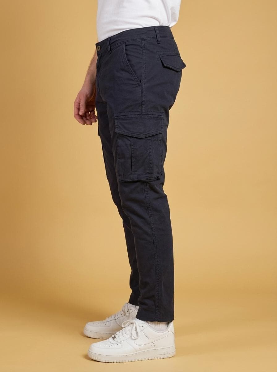 Cargo Bleu 100% coton