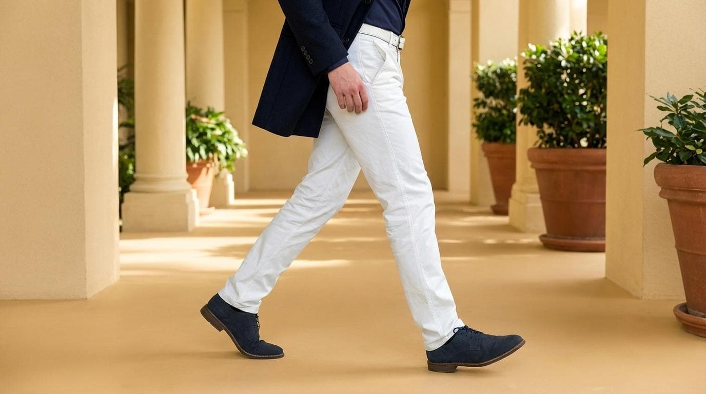 Chino Stretch Blanc