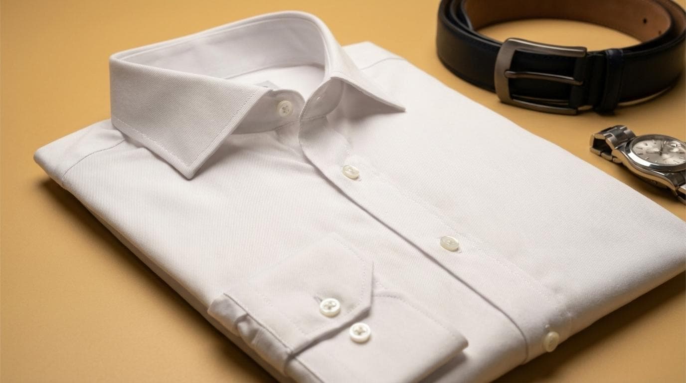 Chemise Slim Fit en Popeline – Blanc
