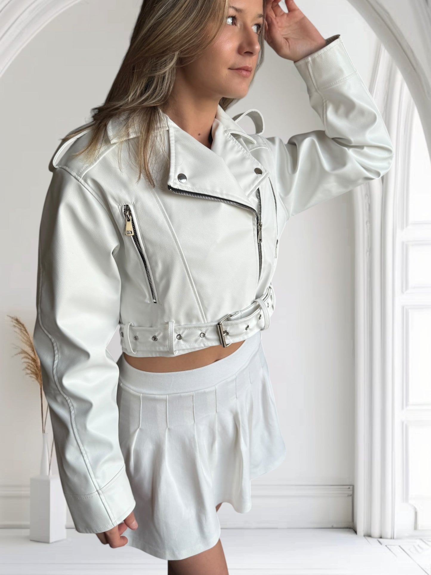 Perfecto Blanc Ceinturé