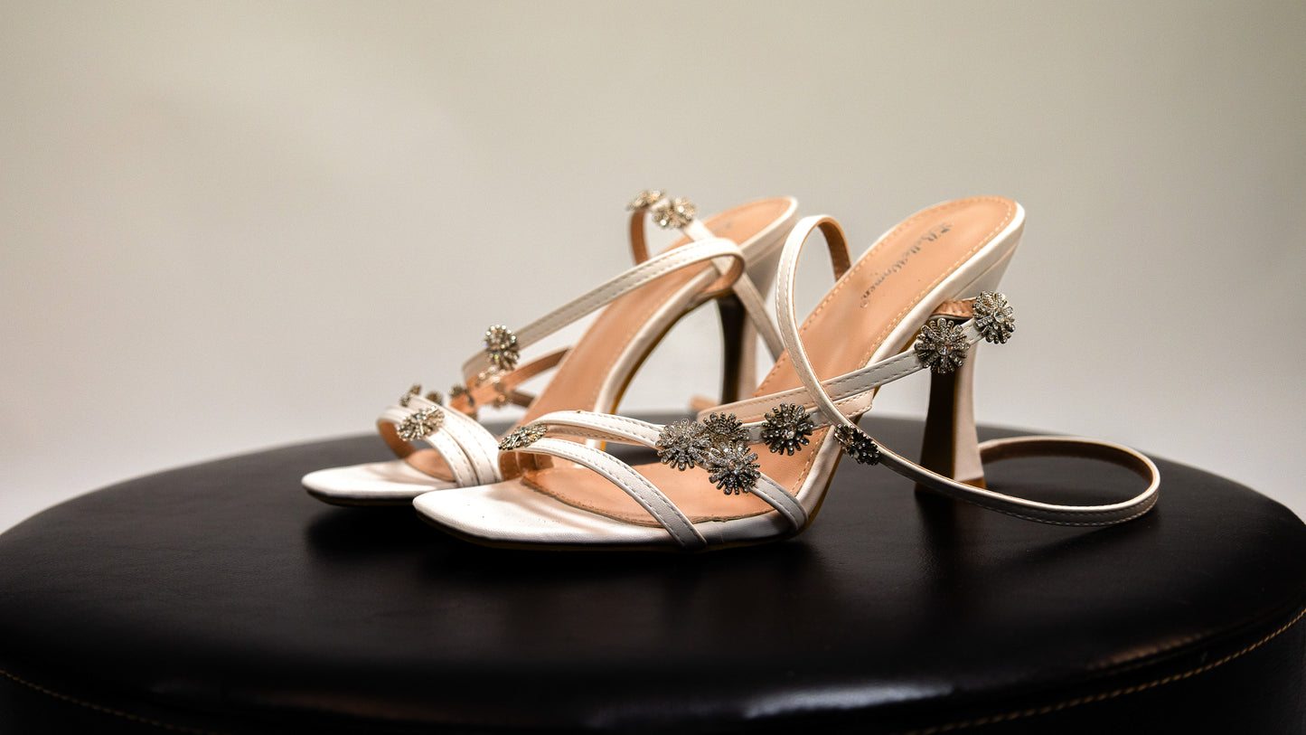 Sandales à Talon Bijoux