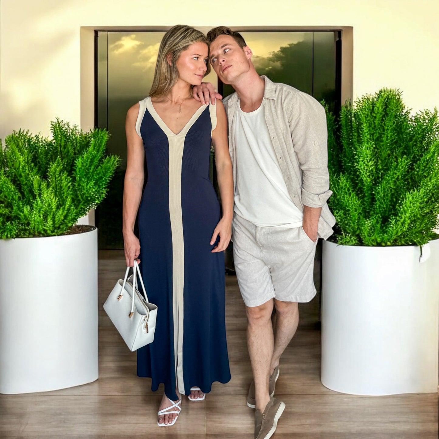 Le Couple Été Bleu Marine