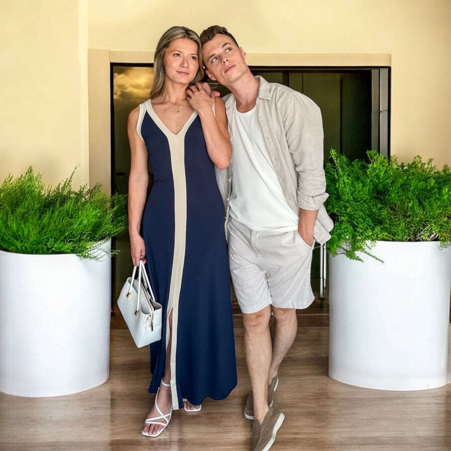 Le Couple Été Bleu Marine