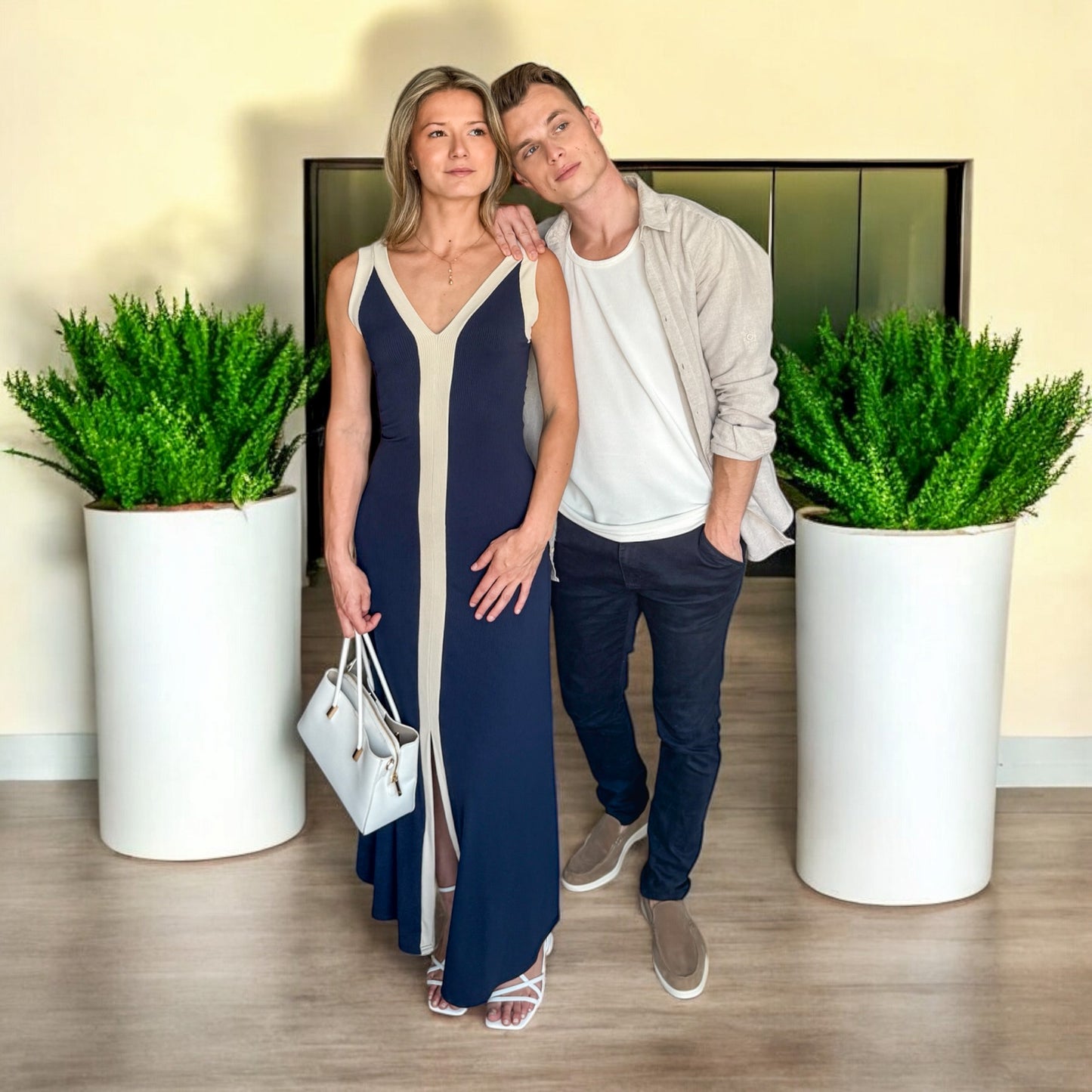 Le Couple Été Bleu Marine