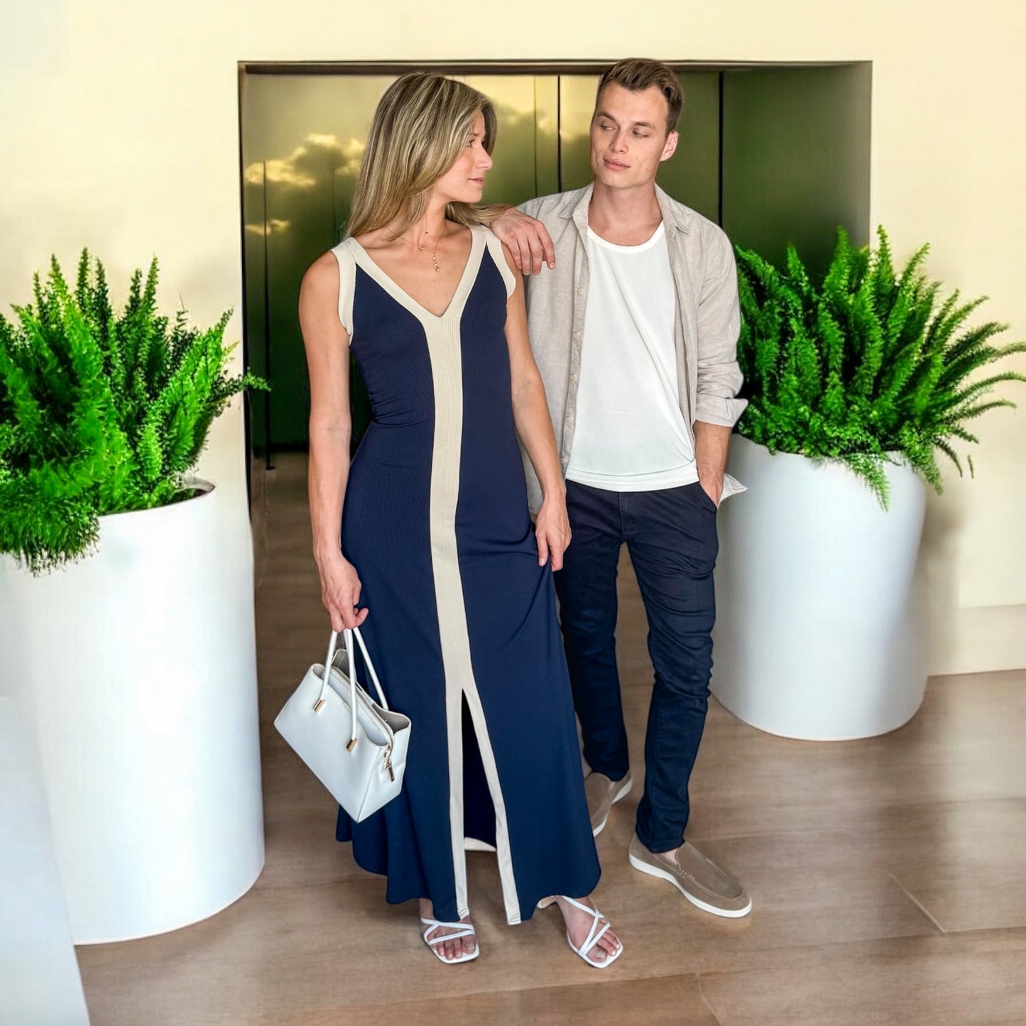Le Couple Été Bleu Marine