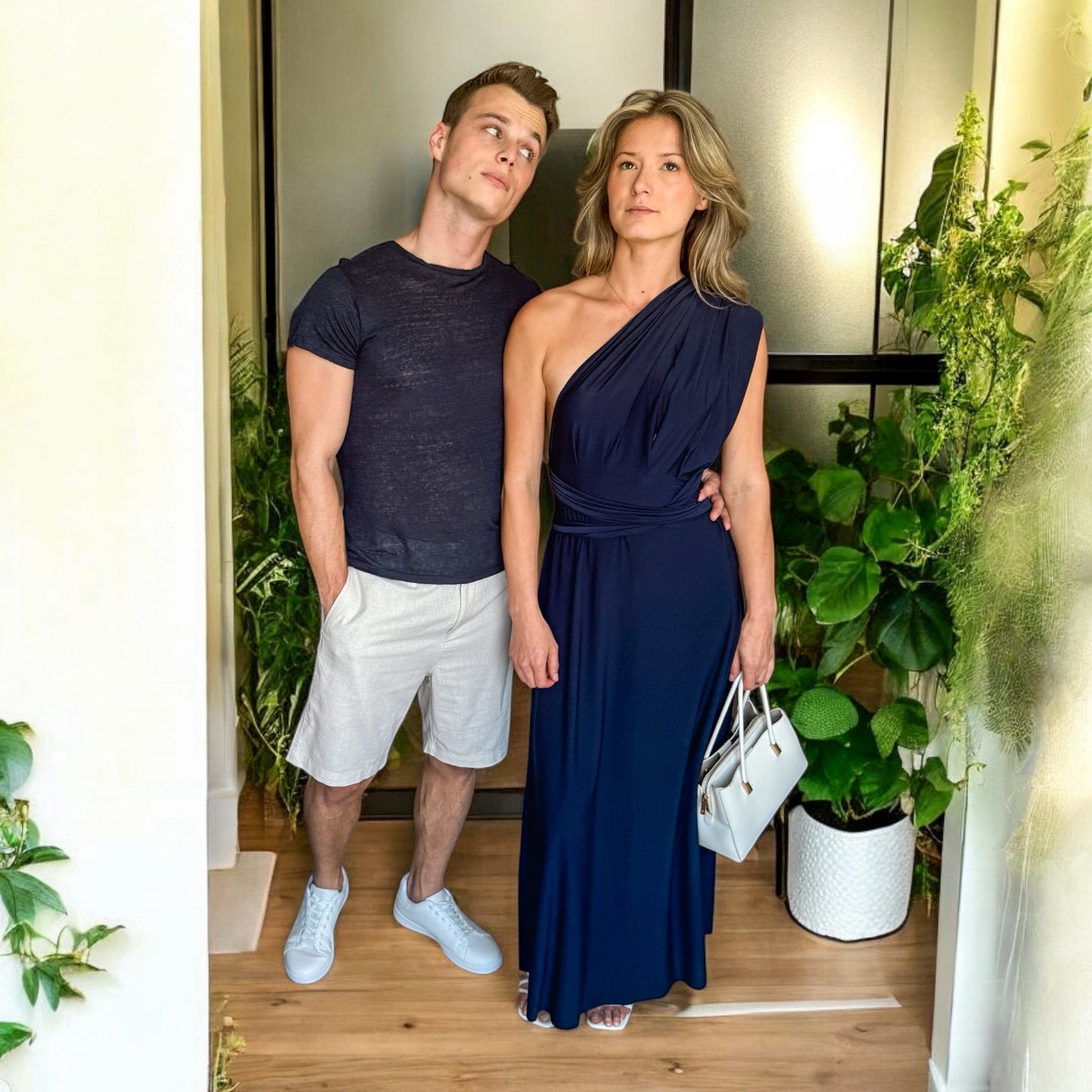 Le Couple Infinity Bleu Marine & Lin