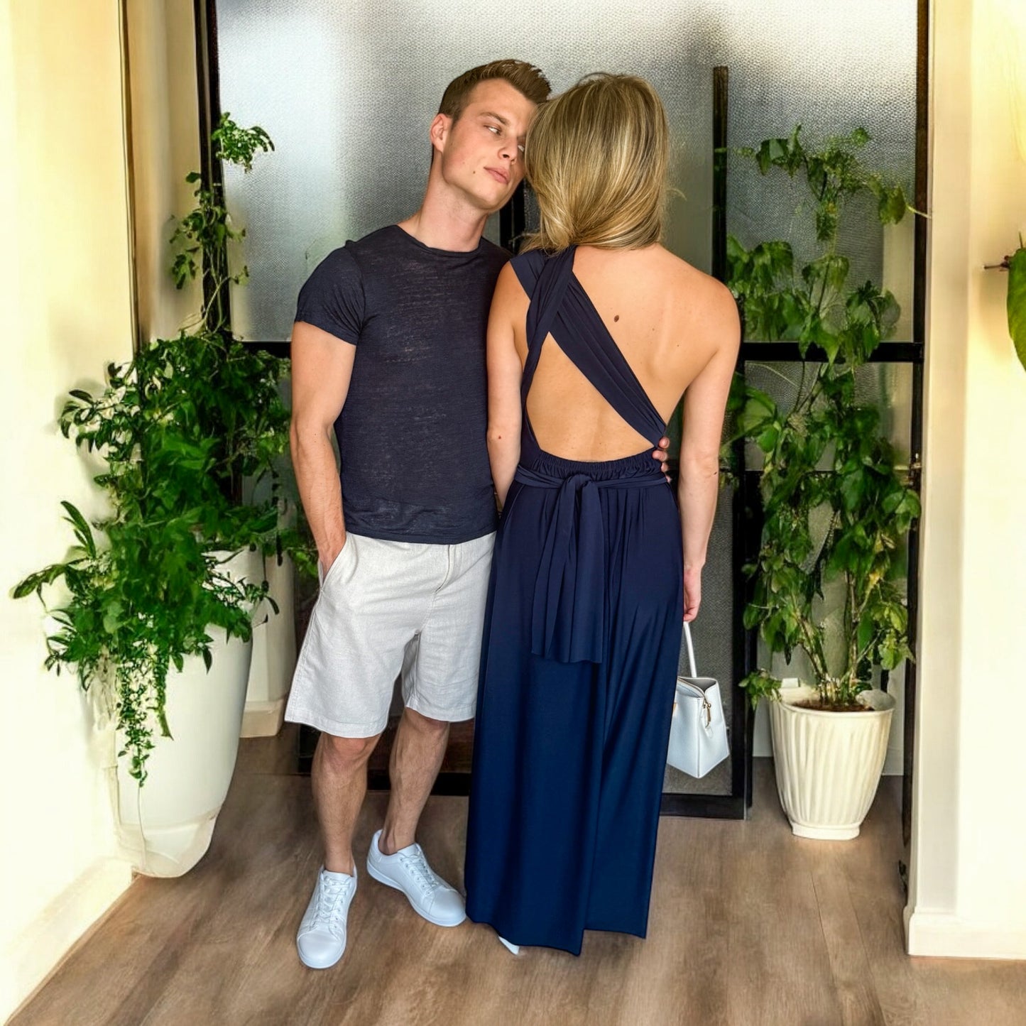 Le Couple Infinity Bleu Marine & Lin