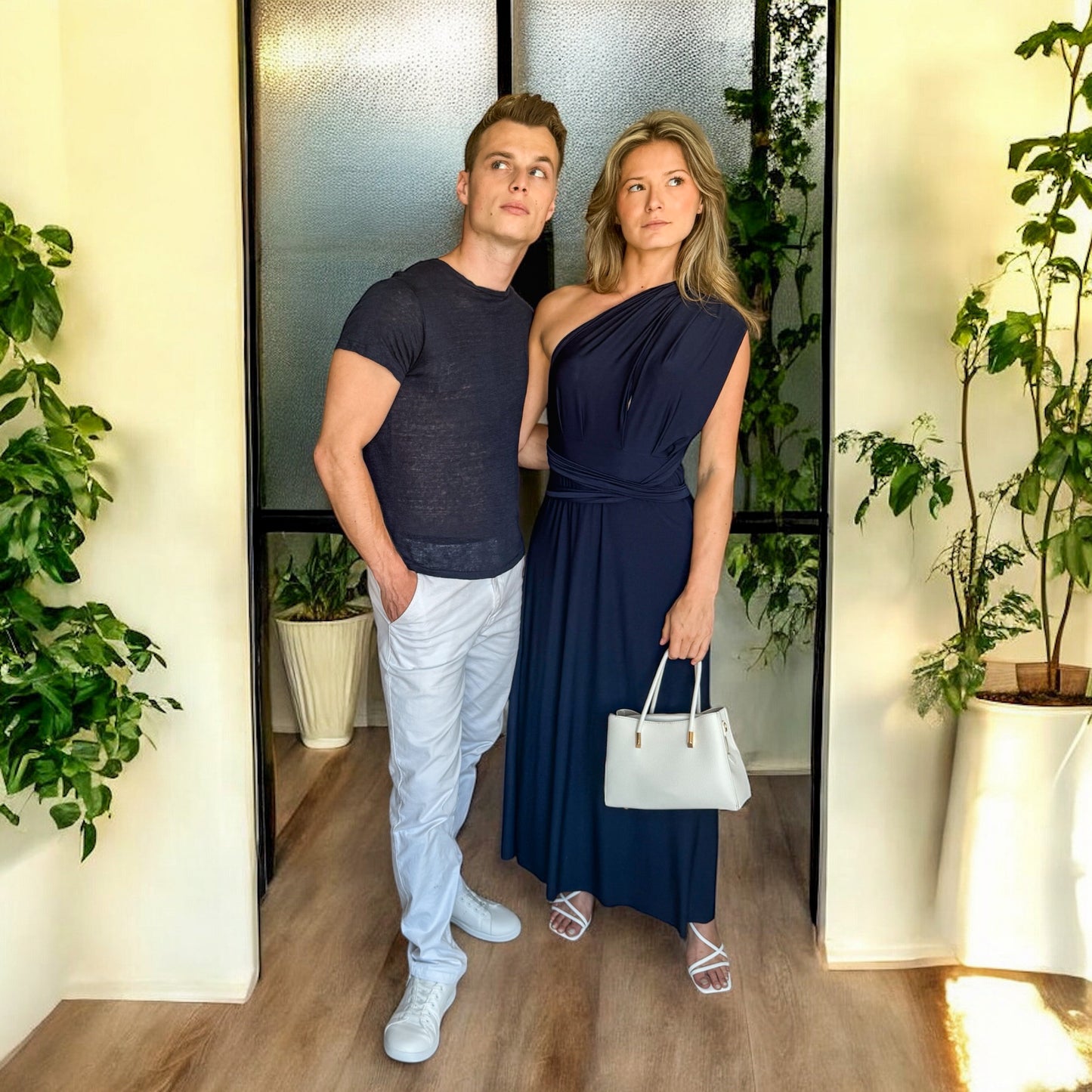 Le Couple Infinity Bleu Marine & Lin