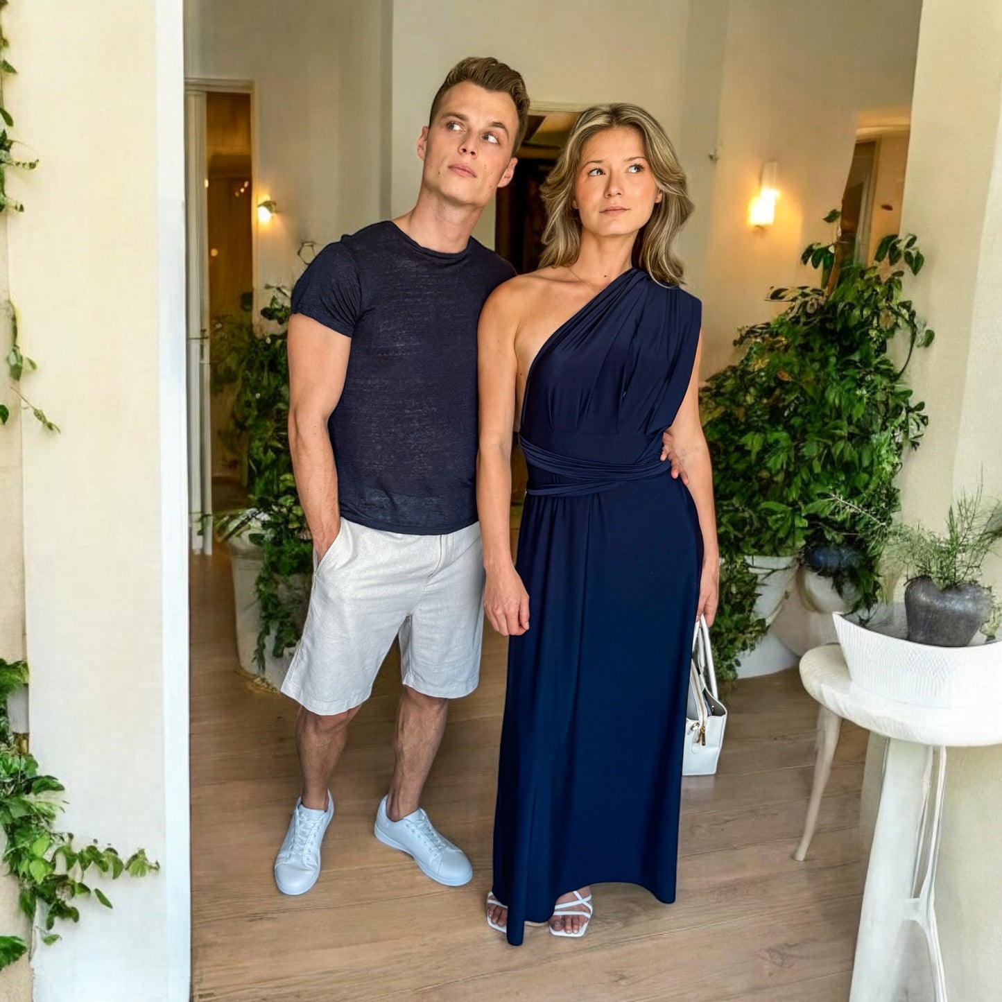 Le Couple Infinity Bleu Marine & Lin