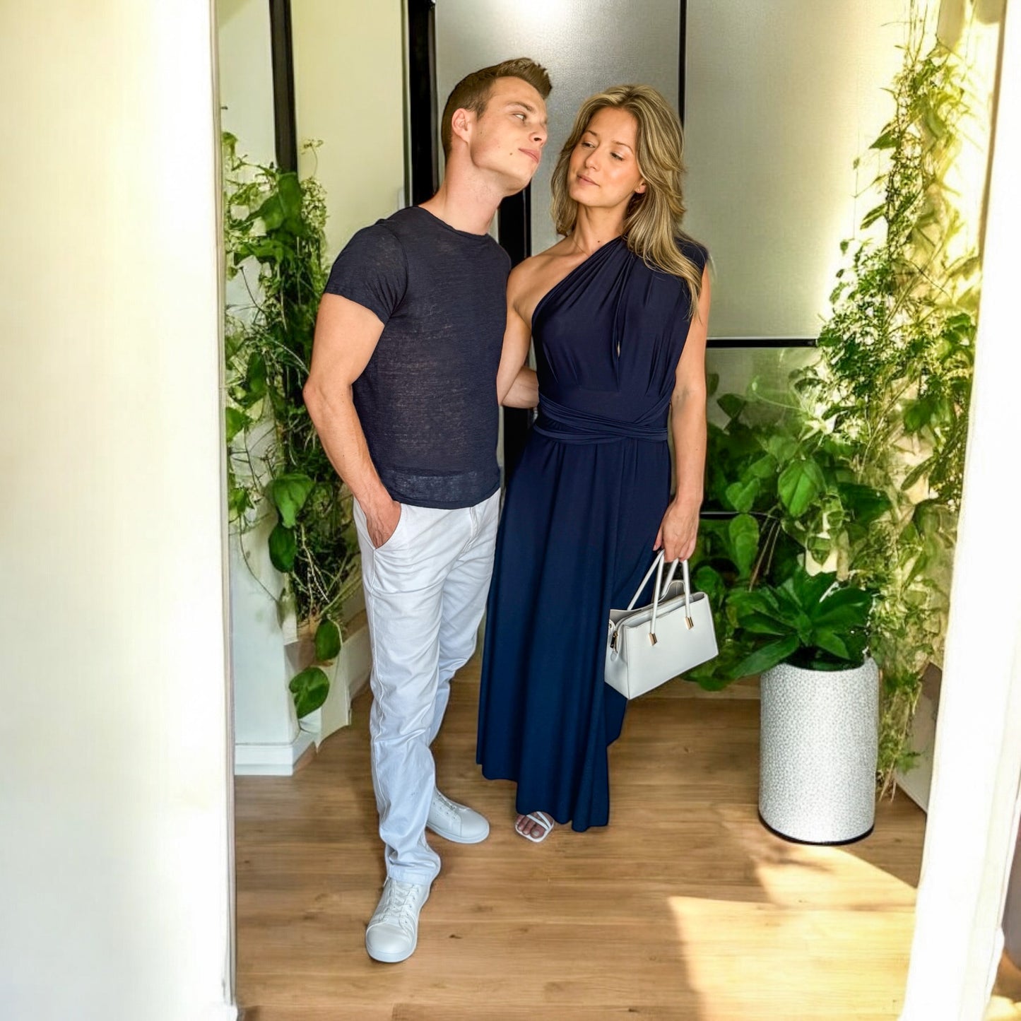 Le Couple Infinity Bleu Marine & Lin