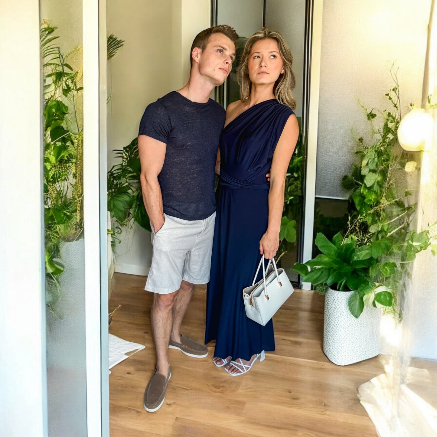 Le Couple Infinity Bleu Marine & Lin