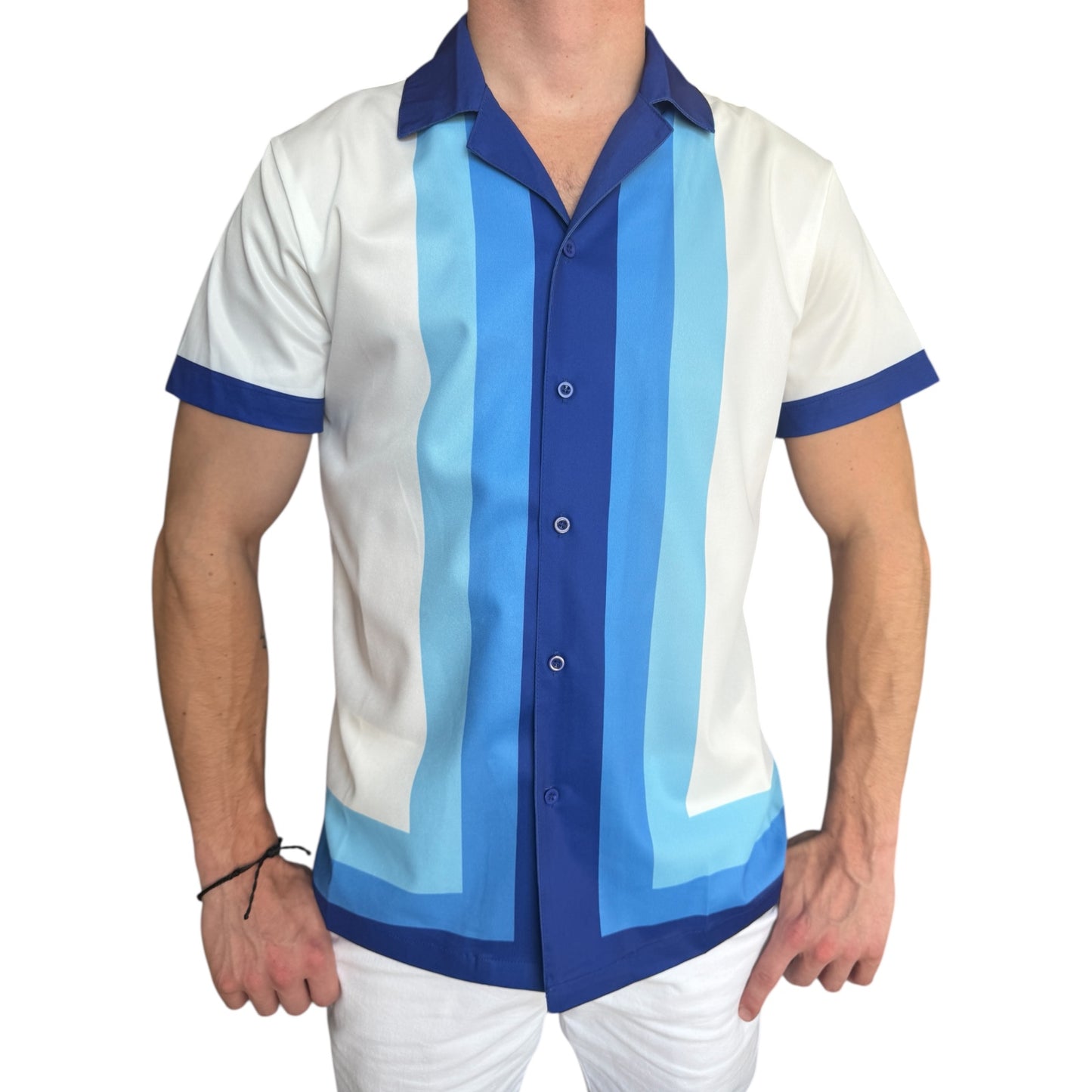 Chemise manche courte dégradé