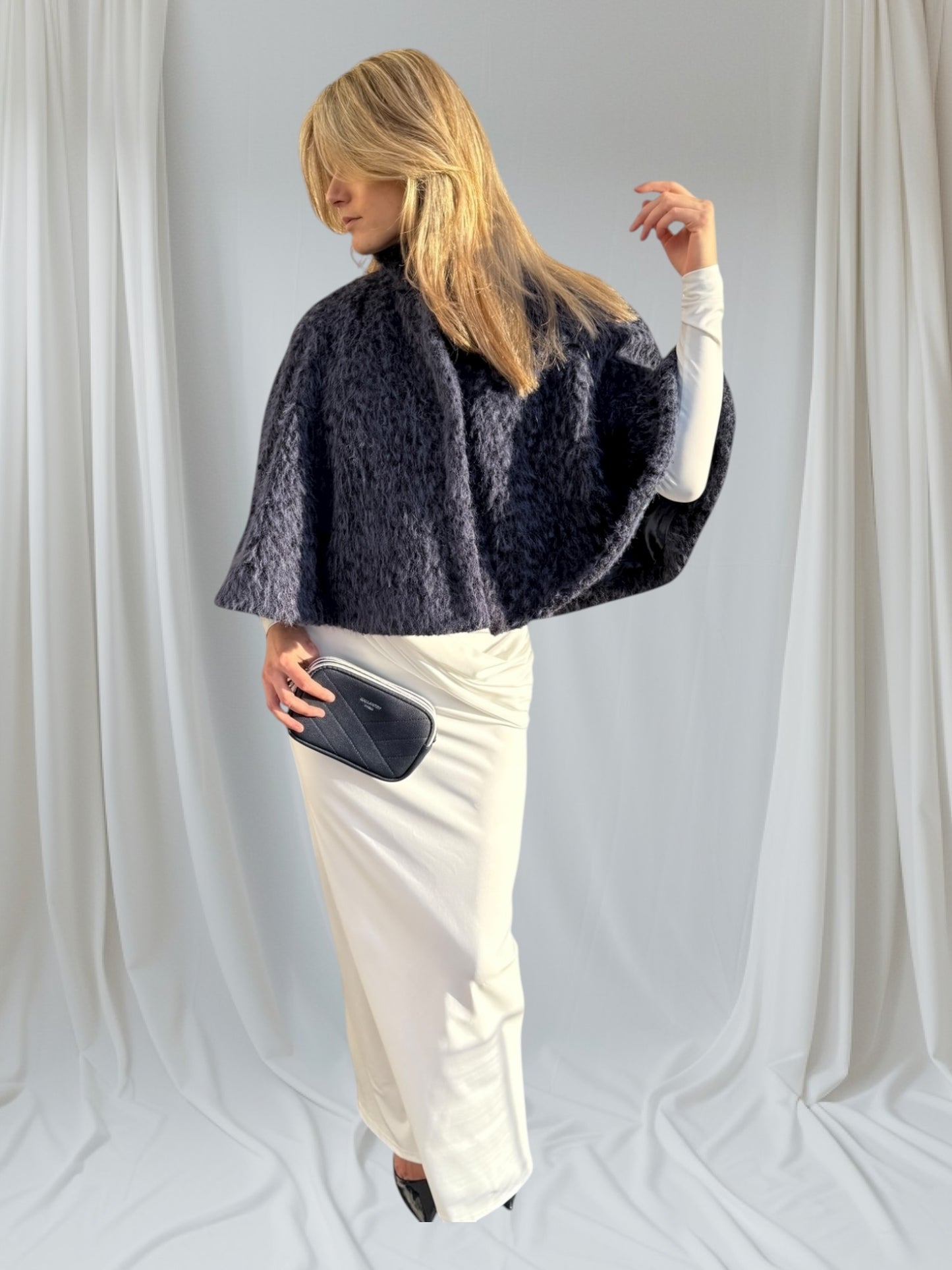 Poncho Femme – Indigo