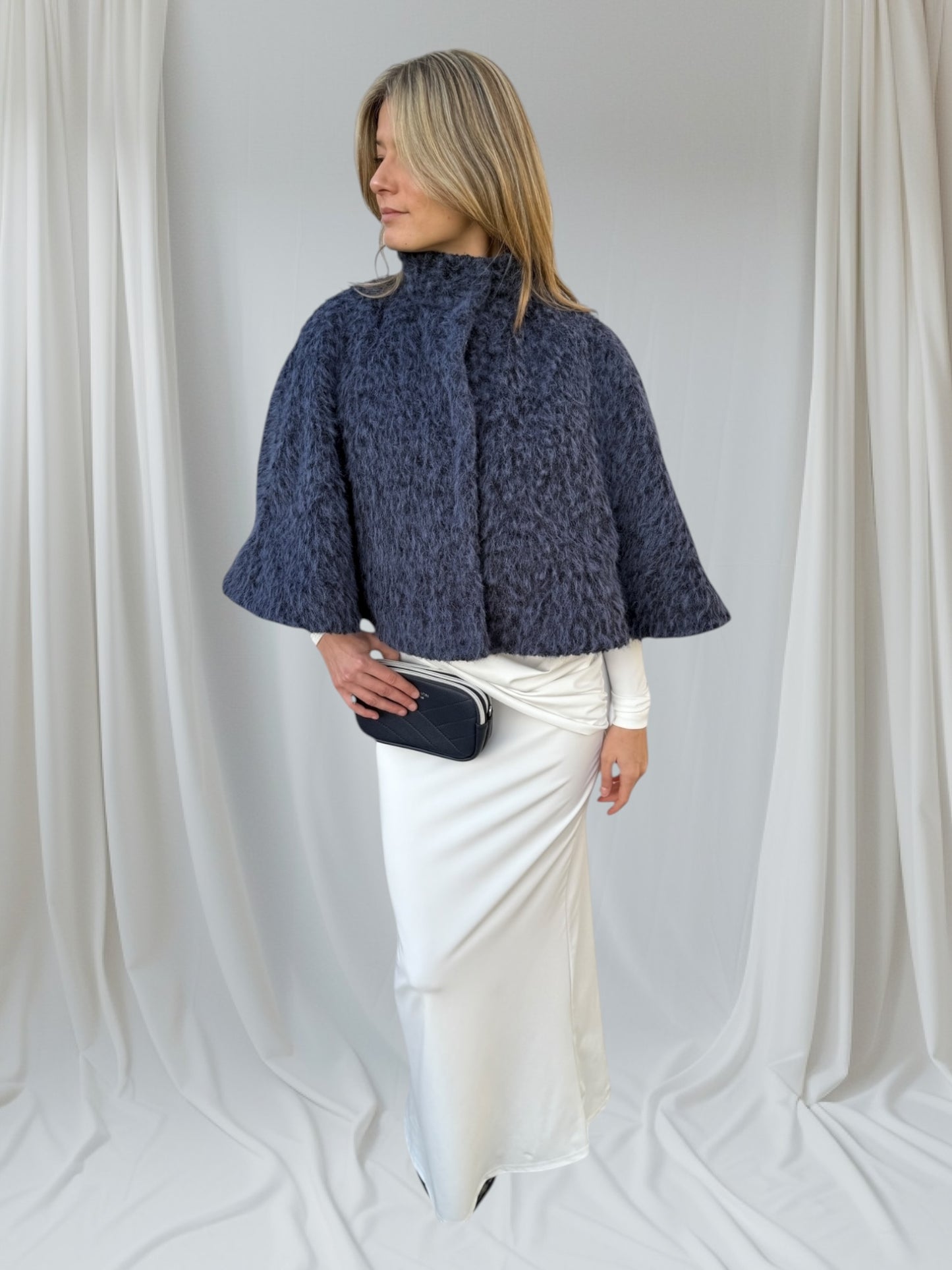 Poncho Femme – Indigo